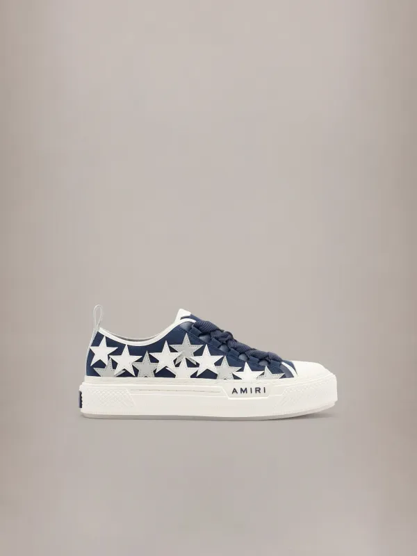STARS COURT LOW - Dark Blue made by AMIRI