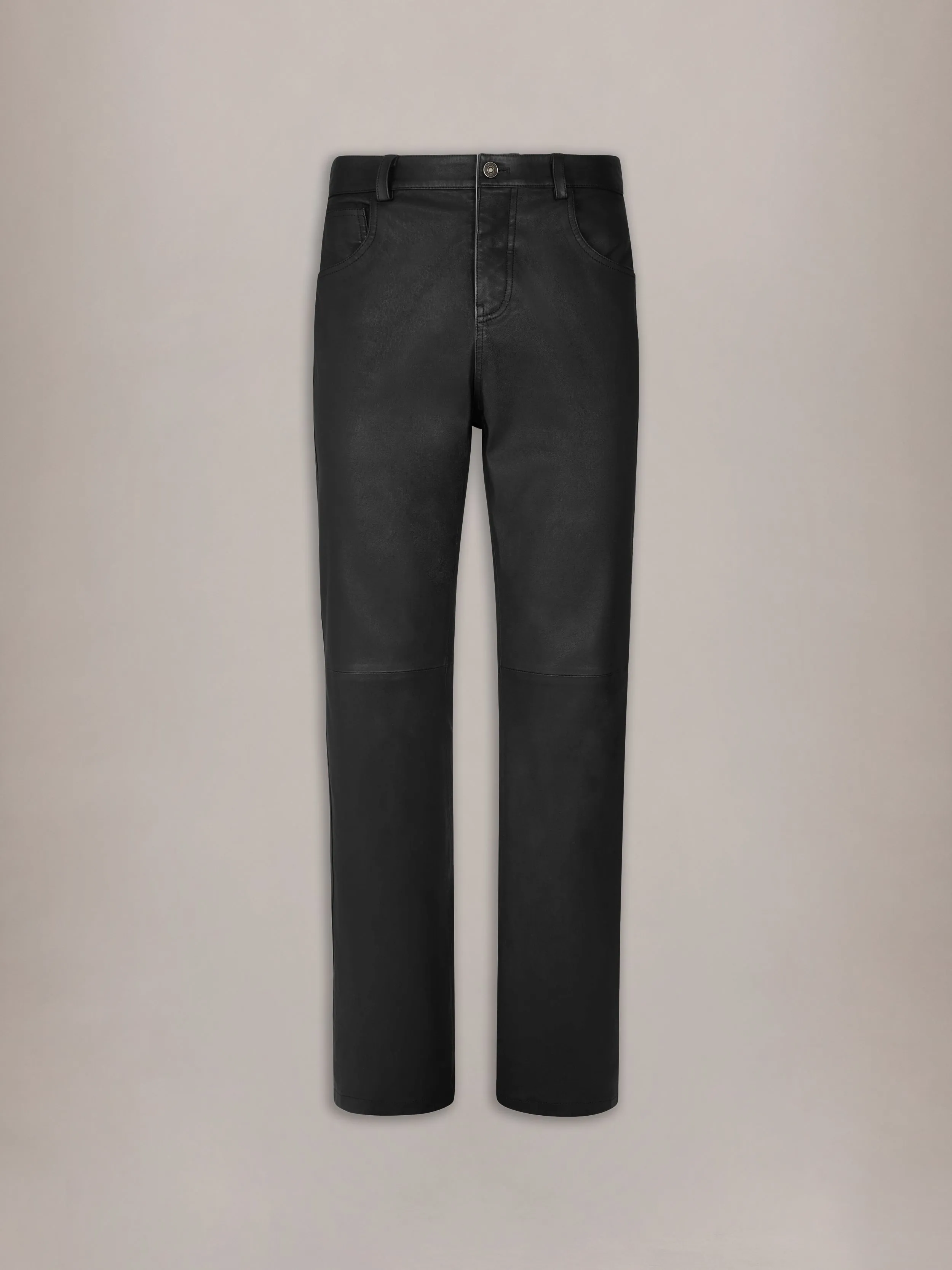 VINTAGE CUT LEATHER PANT - Black sold by AMIRI
