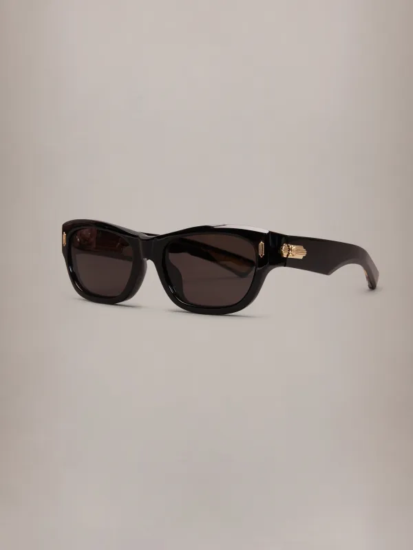 BEVERLY INTERNAL EXPOSED WIRE - Black Black Gold made by AMIRI