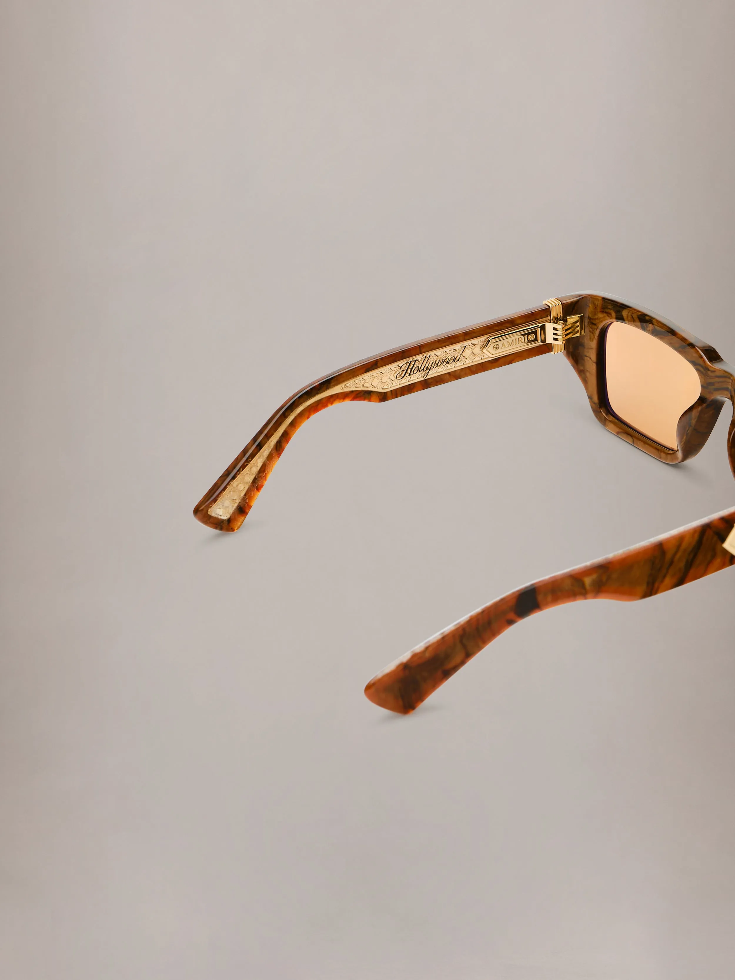 HOLLYWOOD INTERNAL EXPOSED - Wood Grain Brown Gold sold by AMIRI product image thumbnail 4
