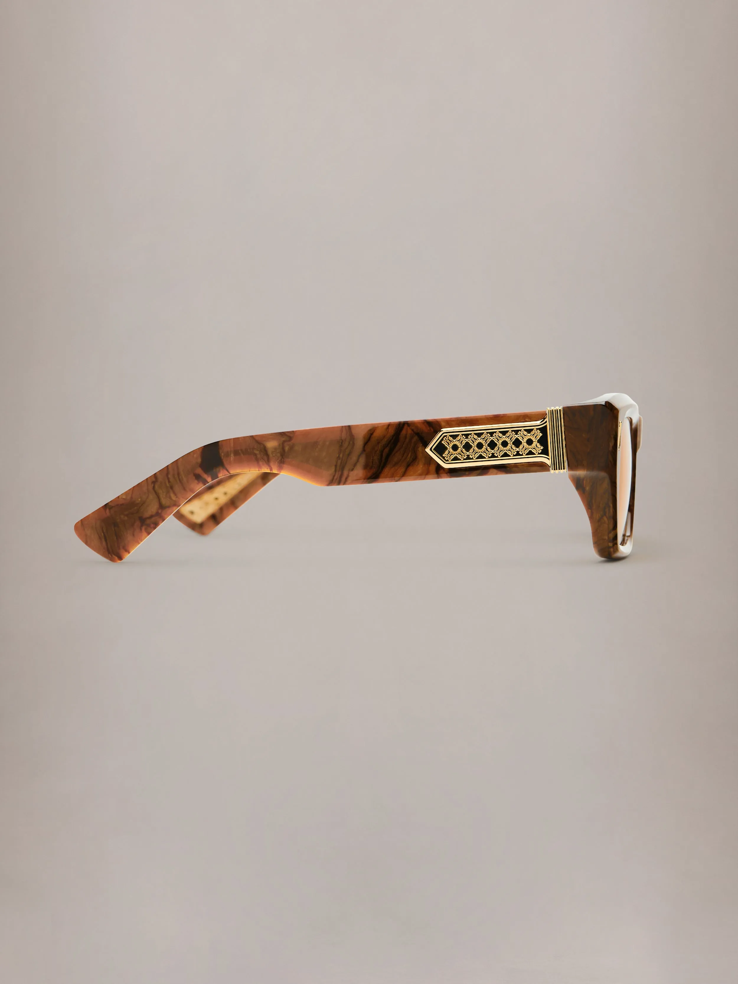 HOLLYWOOD INTERNAL EXPOSED - Wood Grain Brown Gold sold by AMIRI product image thumbnail 3