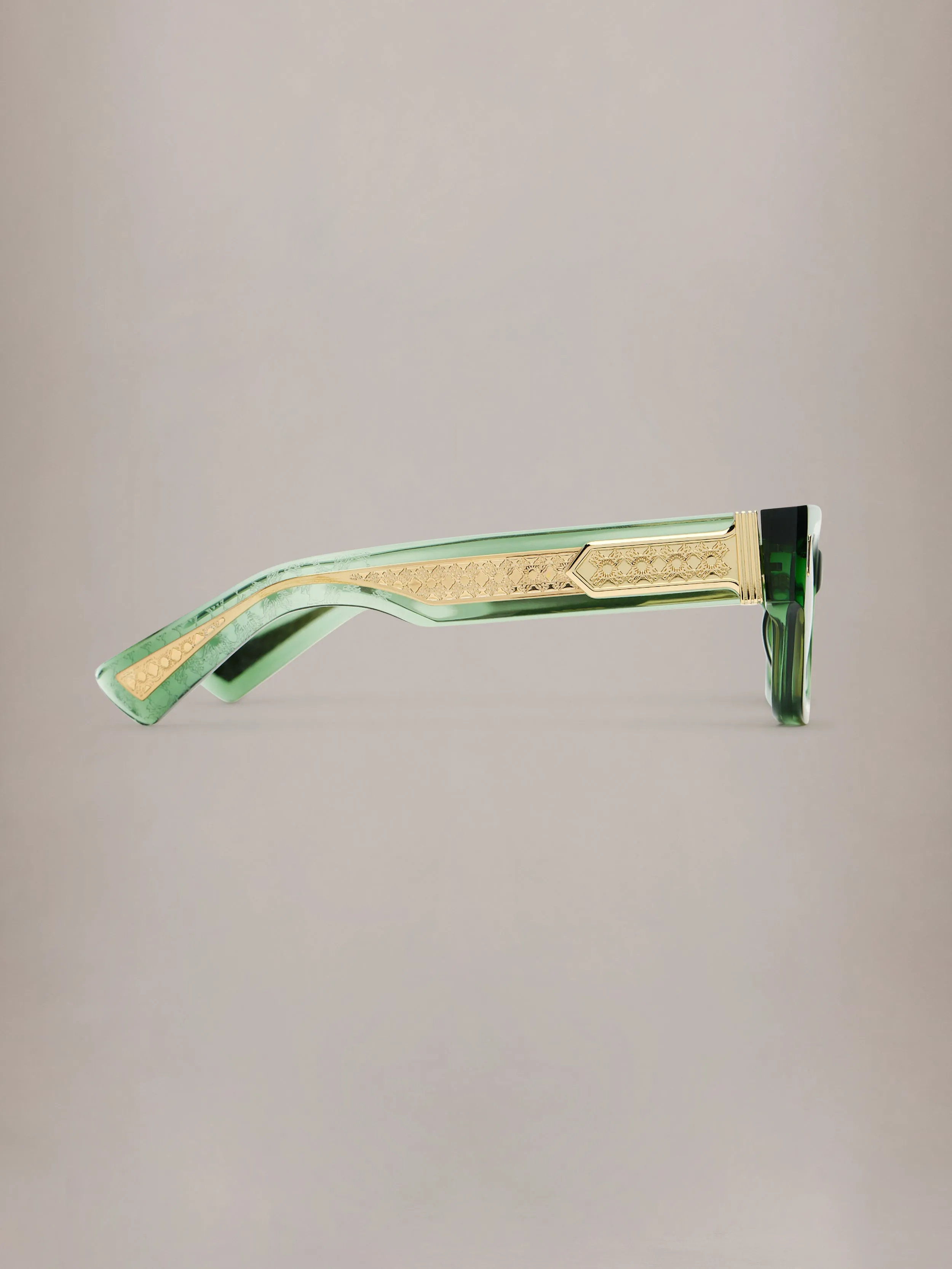 VENICE EXPOSED CORE WIRE - Transparent Green Brown Gold sold by AMIRI product image thumbnail 3
