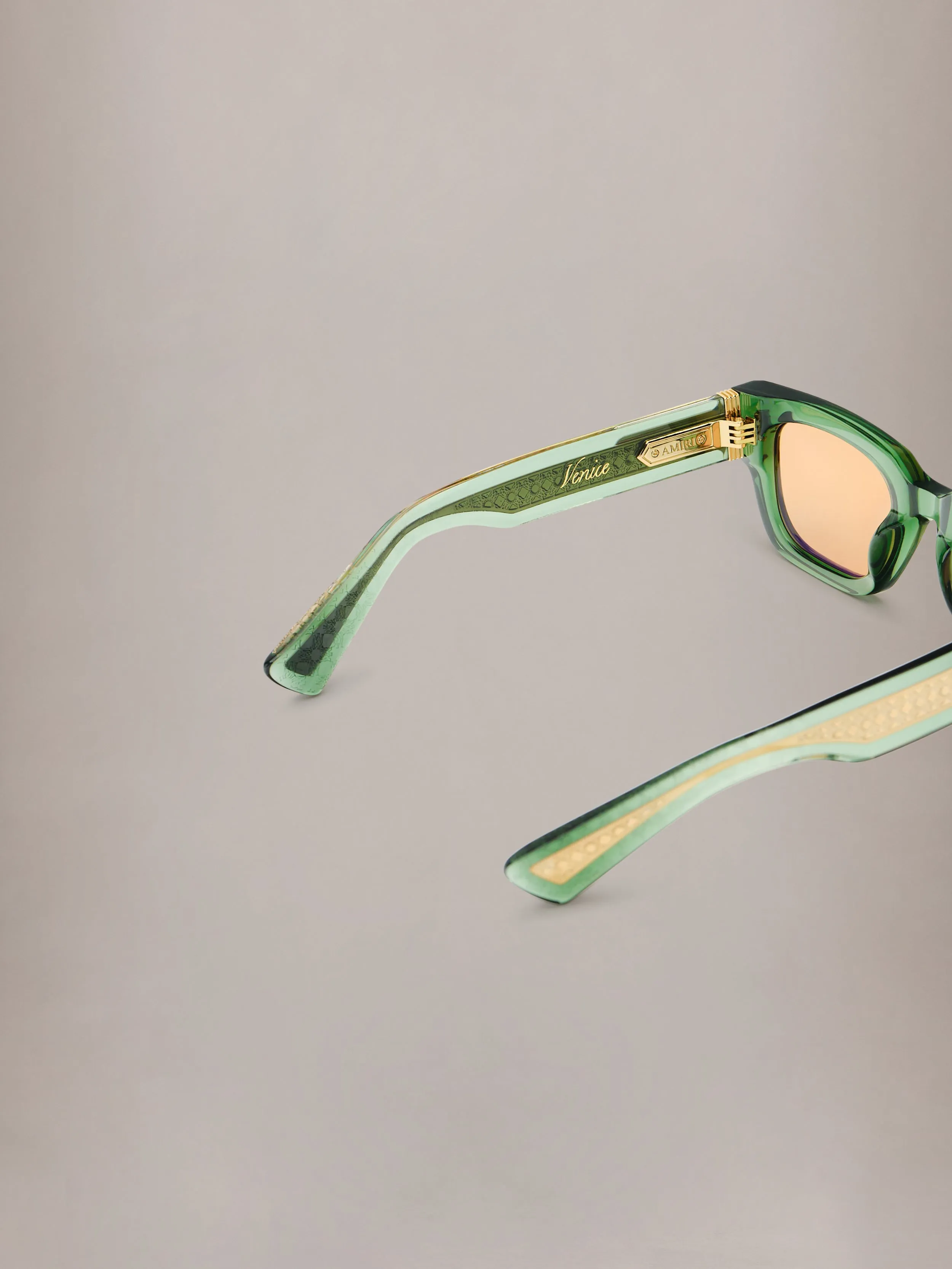 VENICE EXPOSED CORE WIRE - Transparent Green Brown Gold sold by AMIRI product image thumbnail 4