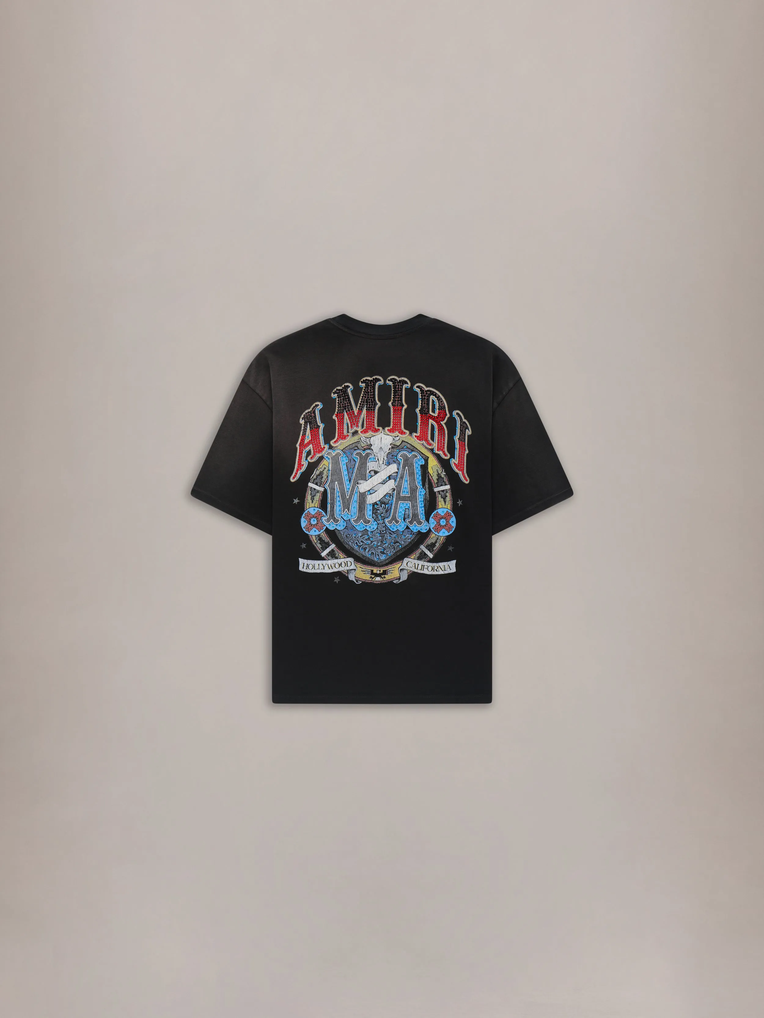CRYSTAL AMIRI HOLLYWOOD OVERSIZED TEE - Black sold by AMIRI product image thumbnail 2