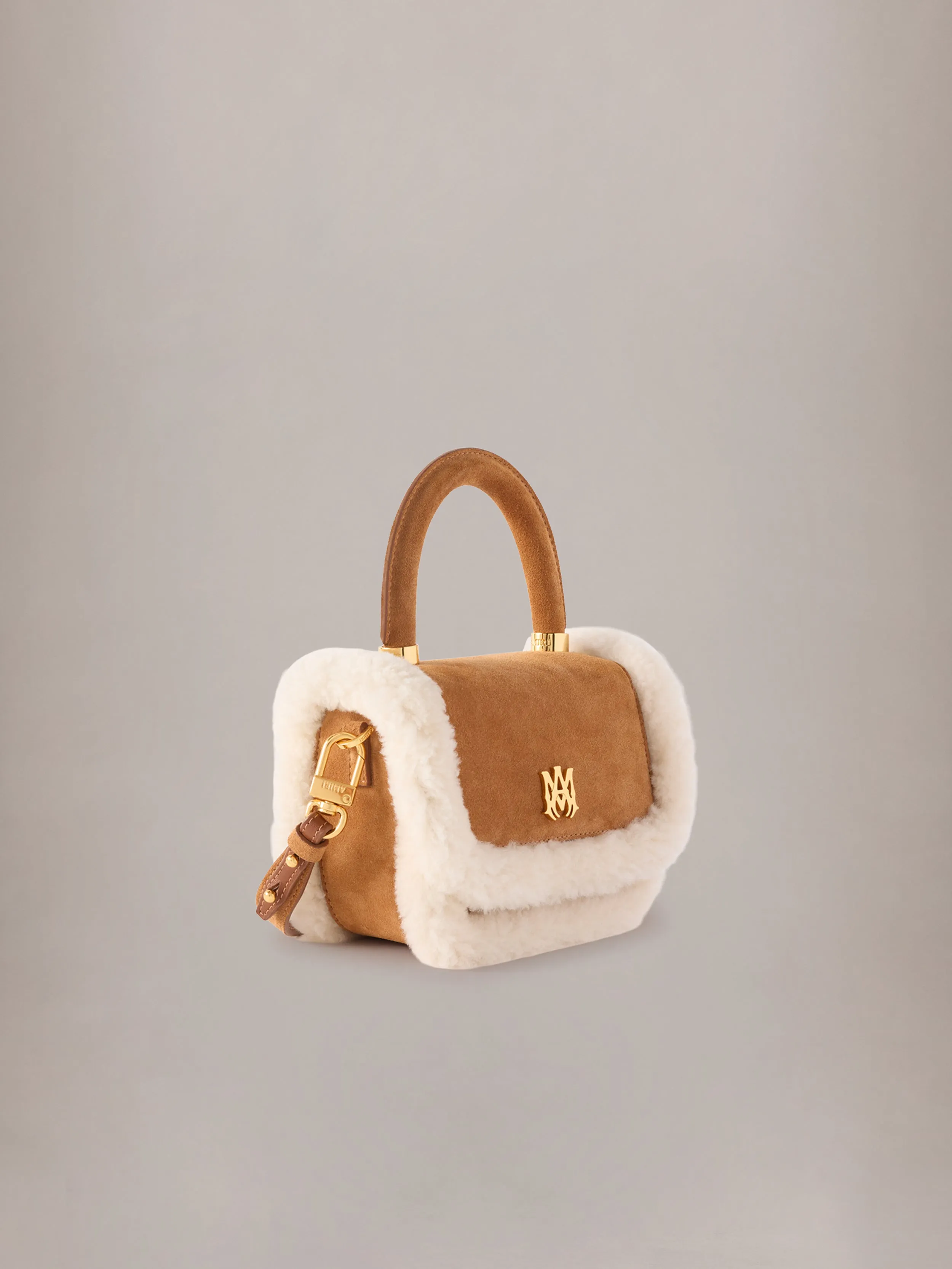 WOMEN - WOMEN'S SHEARLING MICRO MA BAG - Sand sold by AMIRI product image thumbnail 3