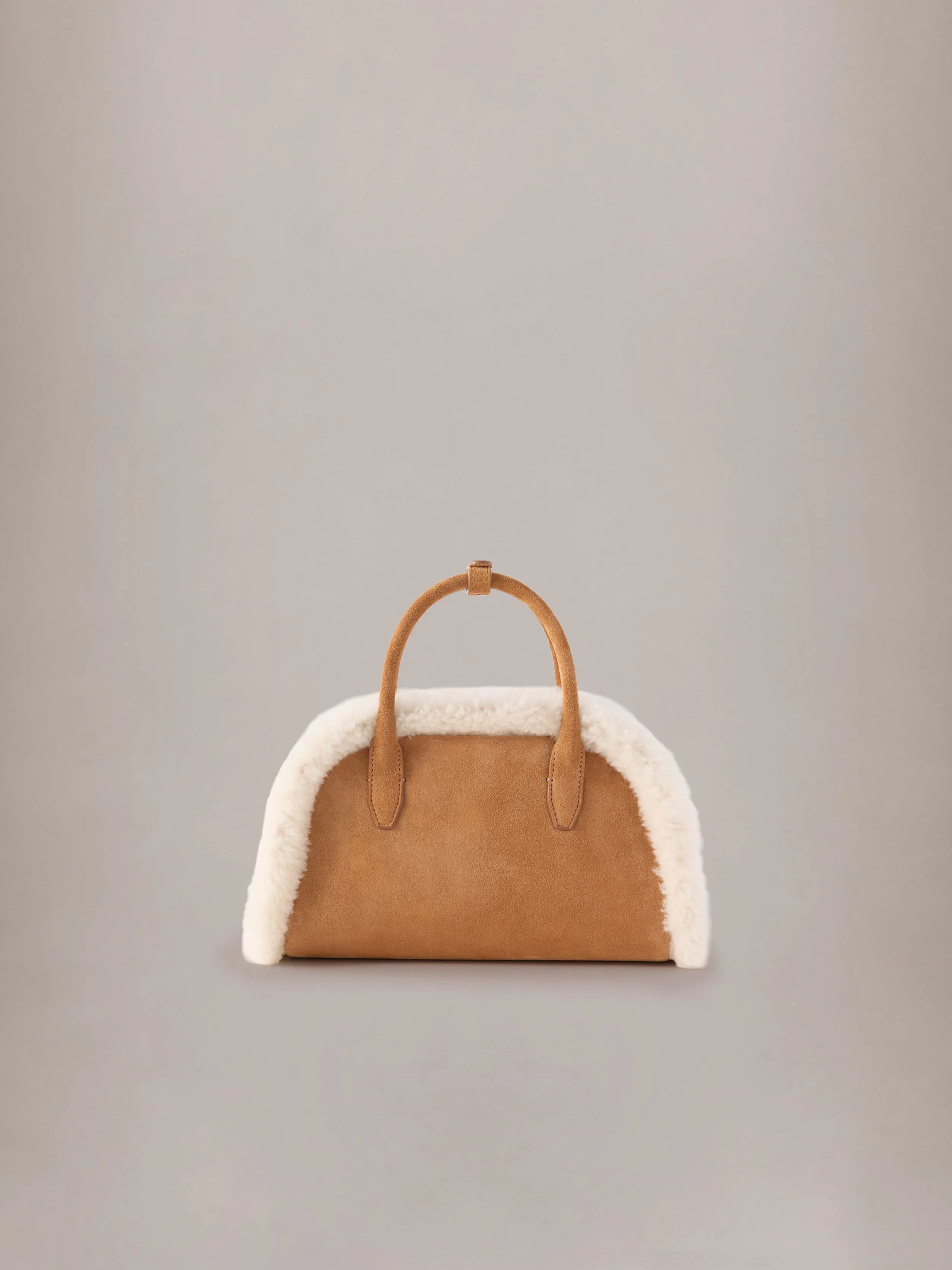 WOMEN - WOMEN'S SHEARLING MA BOWLING BAG - Sand sold by AMIRI product image thumbnail 2