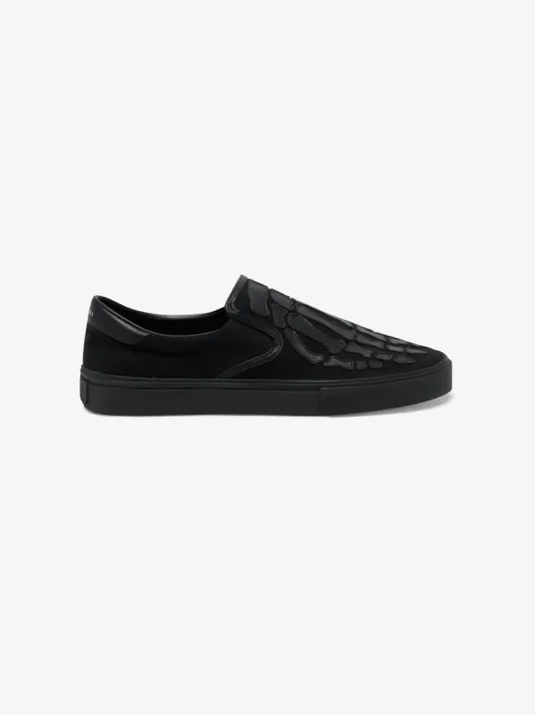 Skel Toe Slip On - Black/Black sold by AMIRI