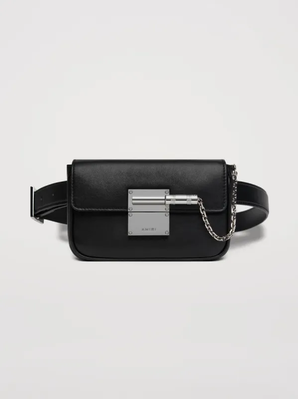 NAPPA AMP BELT BAG - BLACK / BLACK sold by AMIRI
