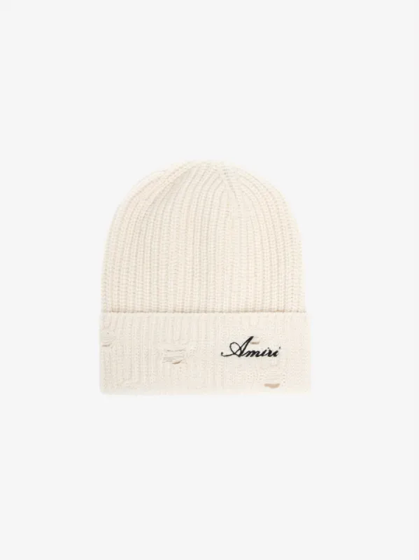 CLASSIC CASHMERE BEANIE - NATURAL made by AMIRI