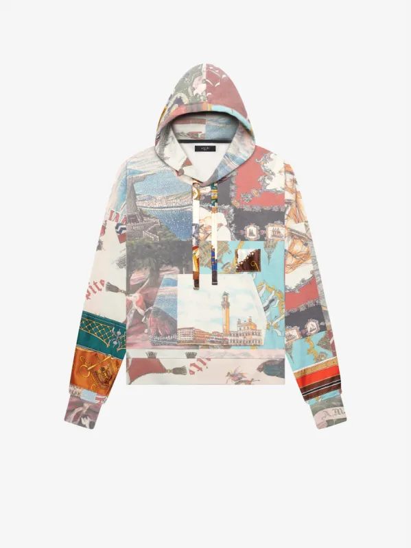 Souvenir Patchwork Hoodie - Multi-Color sold by AMIRI