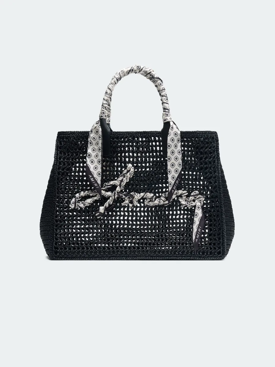 関税&送料込【AMI PARIS】 Raffia Tote Bag 夏バッグ2WAY 大容量 Ami Paris Raffia tote bag with logo | TheDoubleF