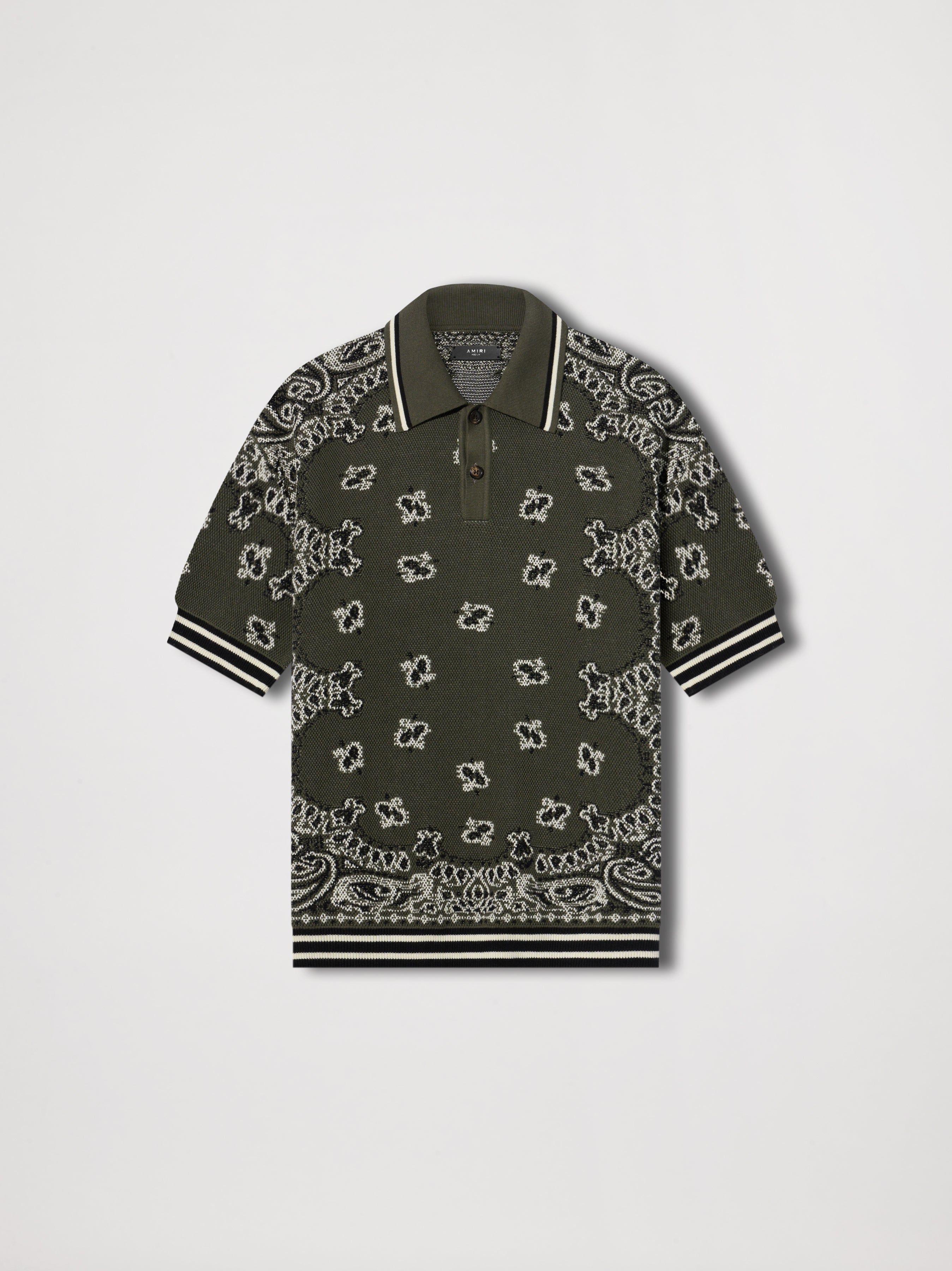 BANDANA POLO - GREEN sold by AMIRI