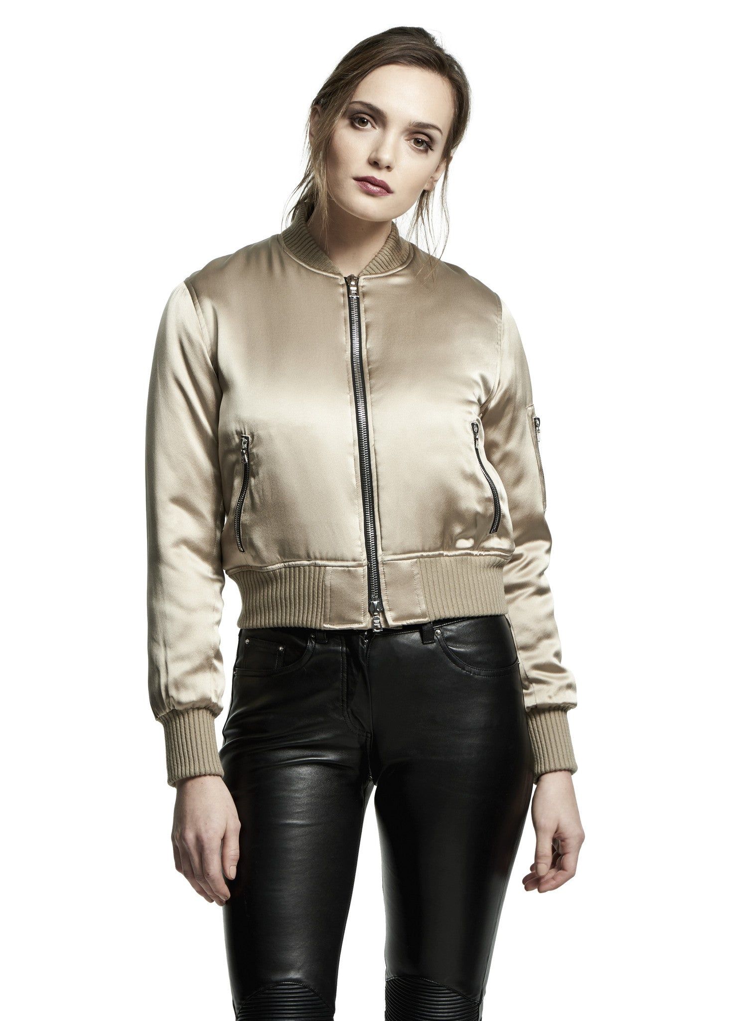 Silk Bomber Jacket Desert sold by AMIRI product image thumbnail 5
