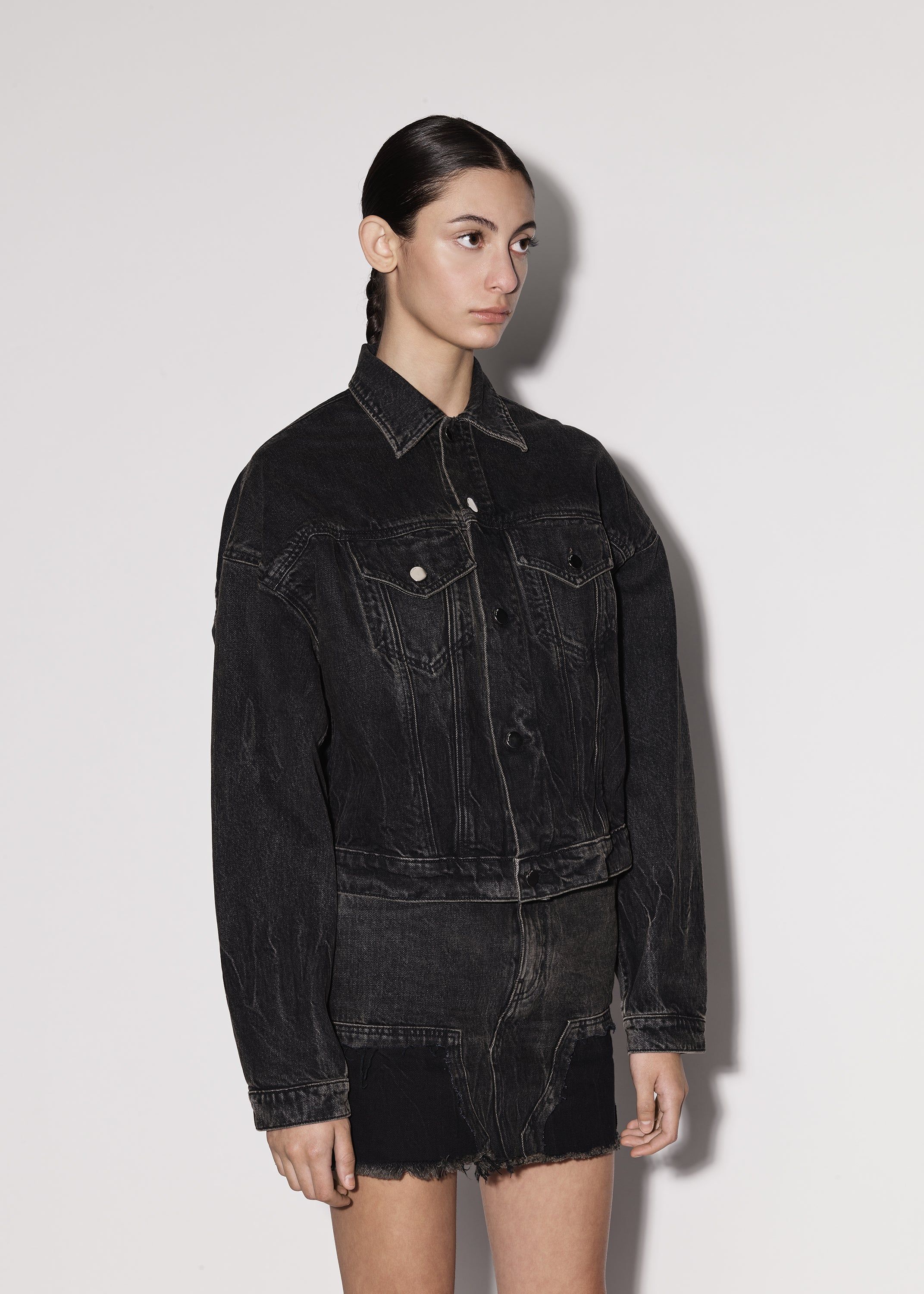 WOMEN - OVERSIZED TRUCKER - BLACK sold by AMIRI product image thumbnail 5