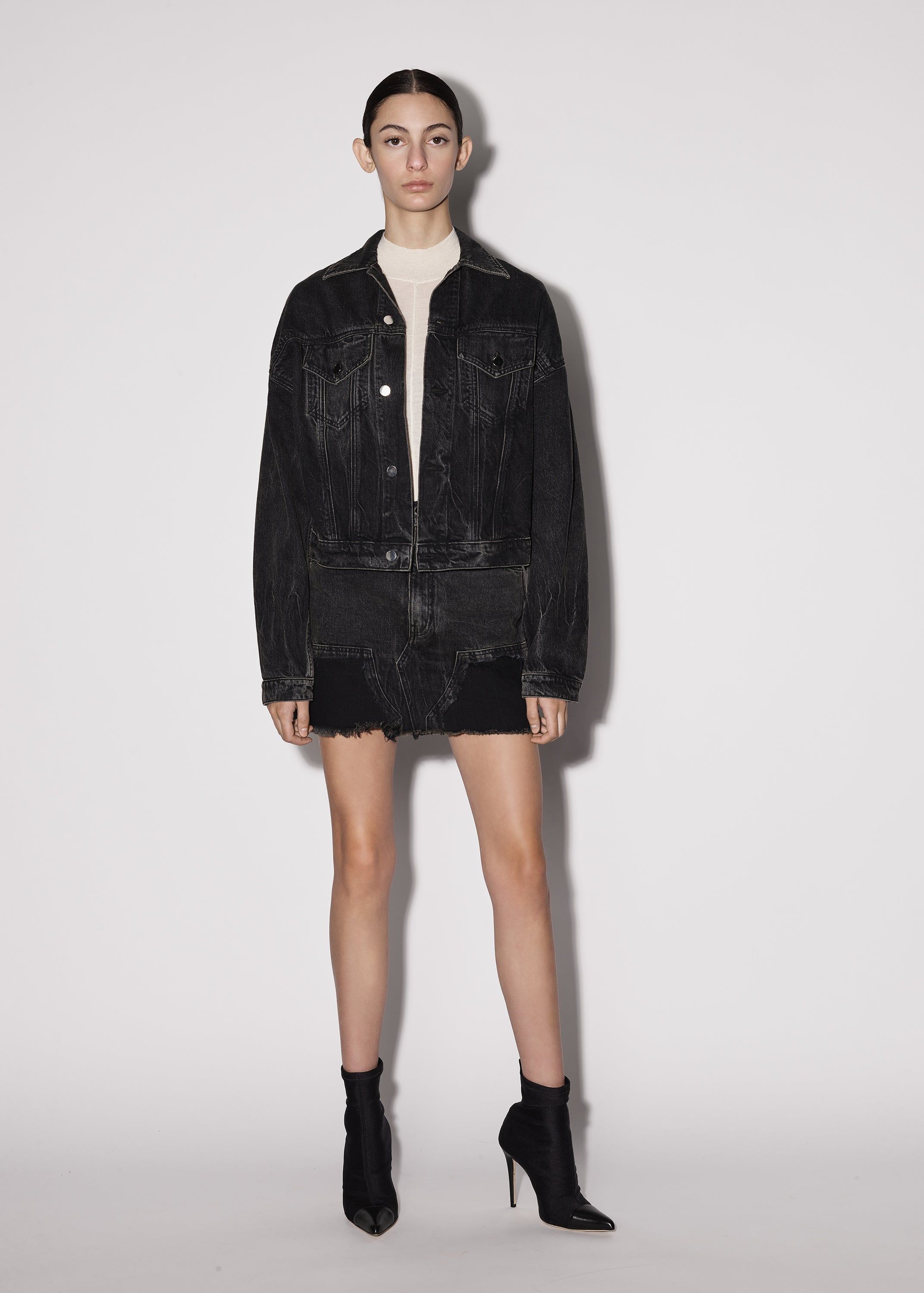 WOMEN - OVERSIZED TRUCKER - BLACK sold by AMIRI product image thumbnail 2