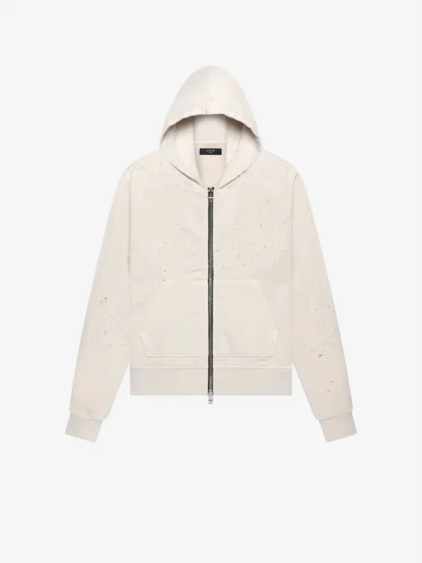 Exclusive Shotgun Zip Hoodie - Alabaster made by AMIRI