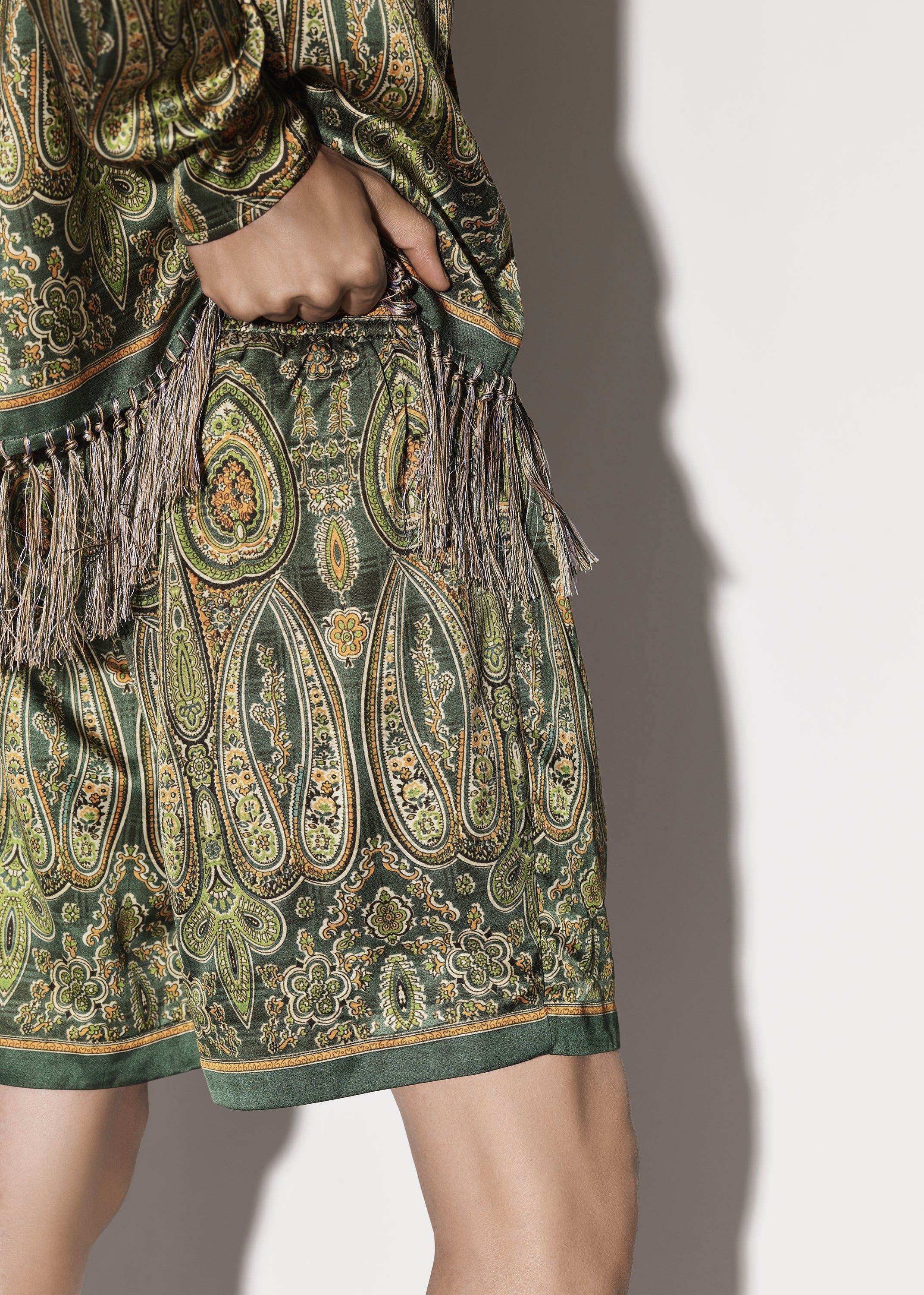 TAPESTRY SHORT - GREEN sold by AMIRI product image thumbnail 6