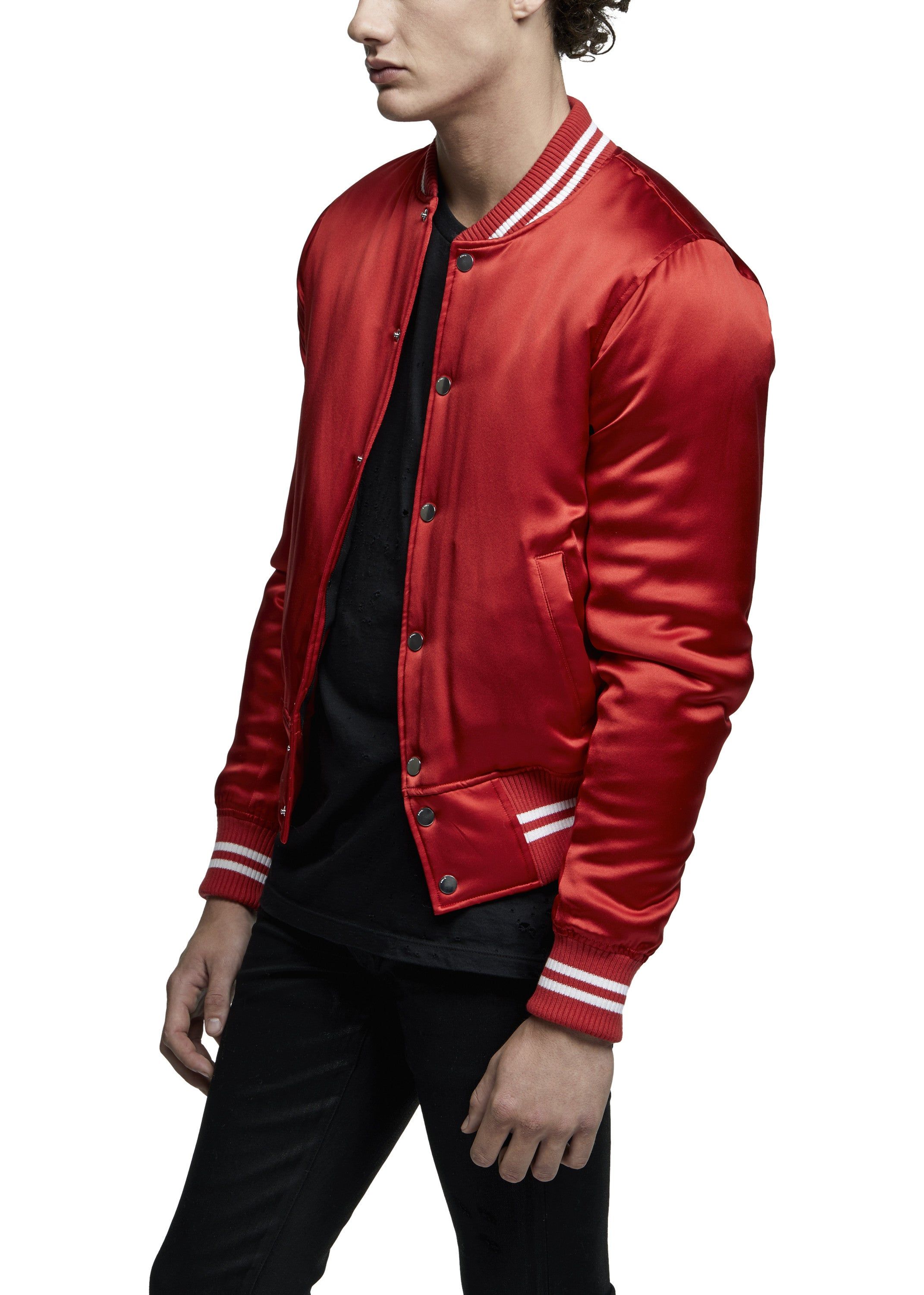 SILK BASEBALL JACKET RED sold by AMIRI product image thumbnail 2