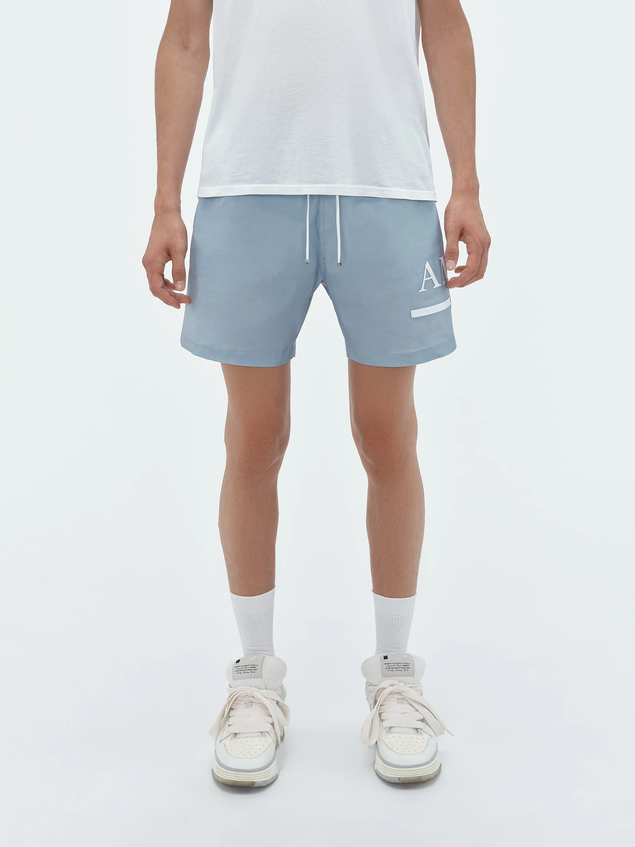 MA BAR LOGO SWIM TRUNK - Ashley Blue sold by AMIRI product image thumbnail 3