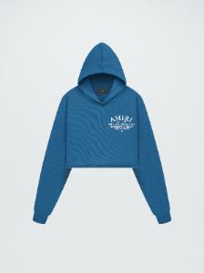 WOMEN - AMIRI ARTS DISTRICT HOODIE - TEAL sold by AMIRI