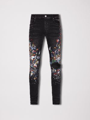 SKINNY PAINTER JEAN - AGED BLACK made by AMIRI