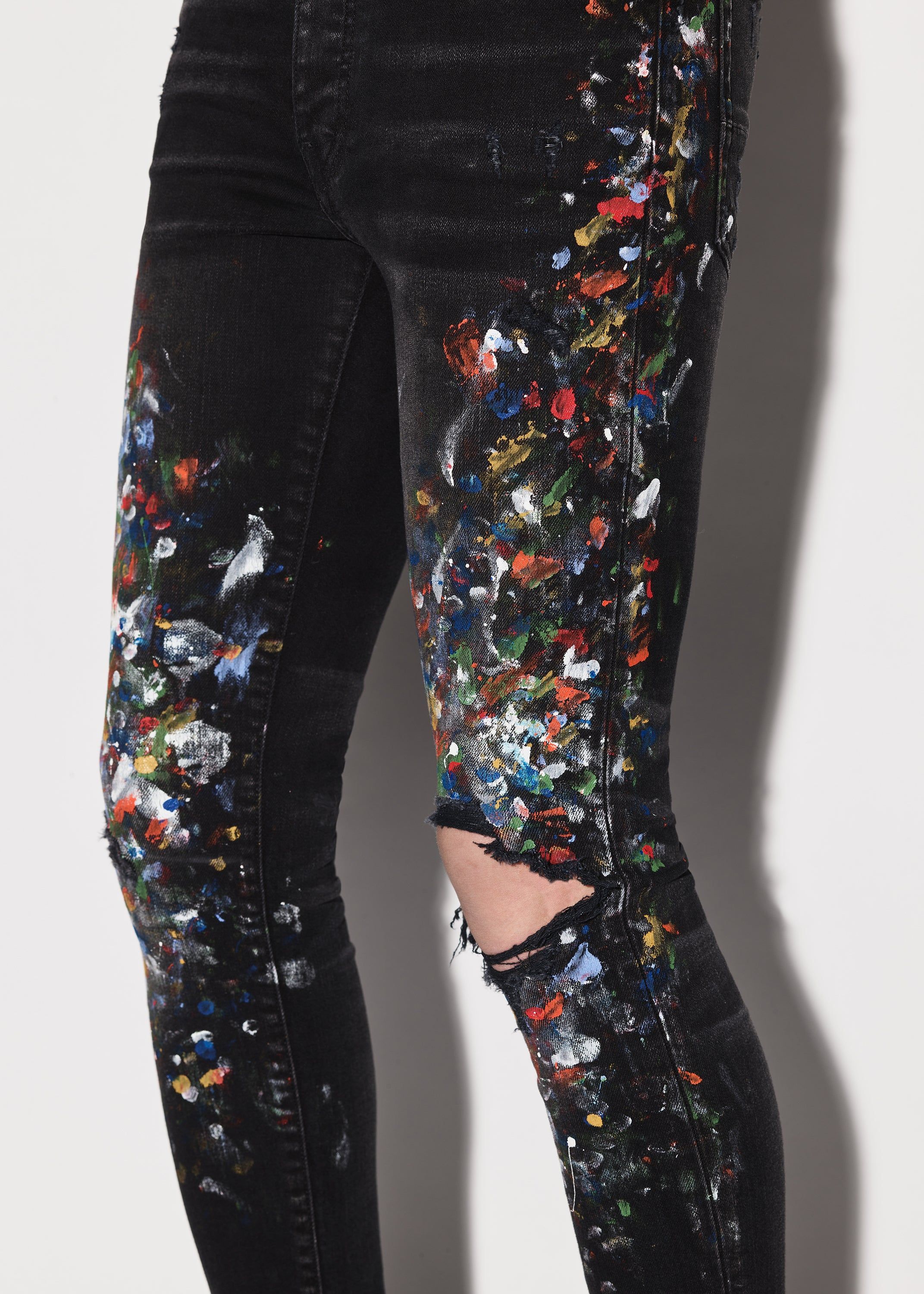 SKINNY PAINTER JEAN - AGED BLACK sold by AMIRI product image thumbnail 5