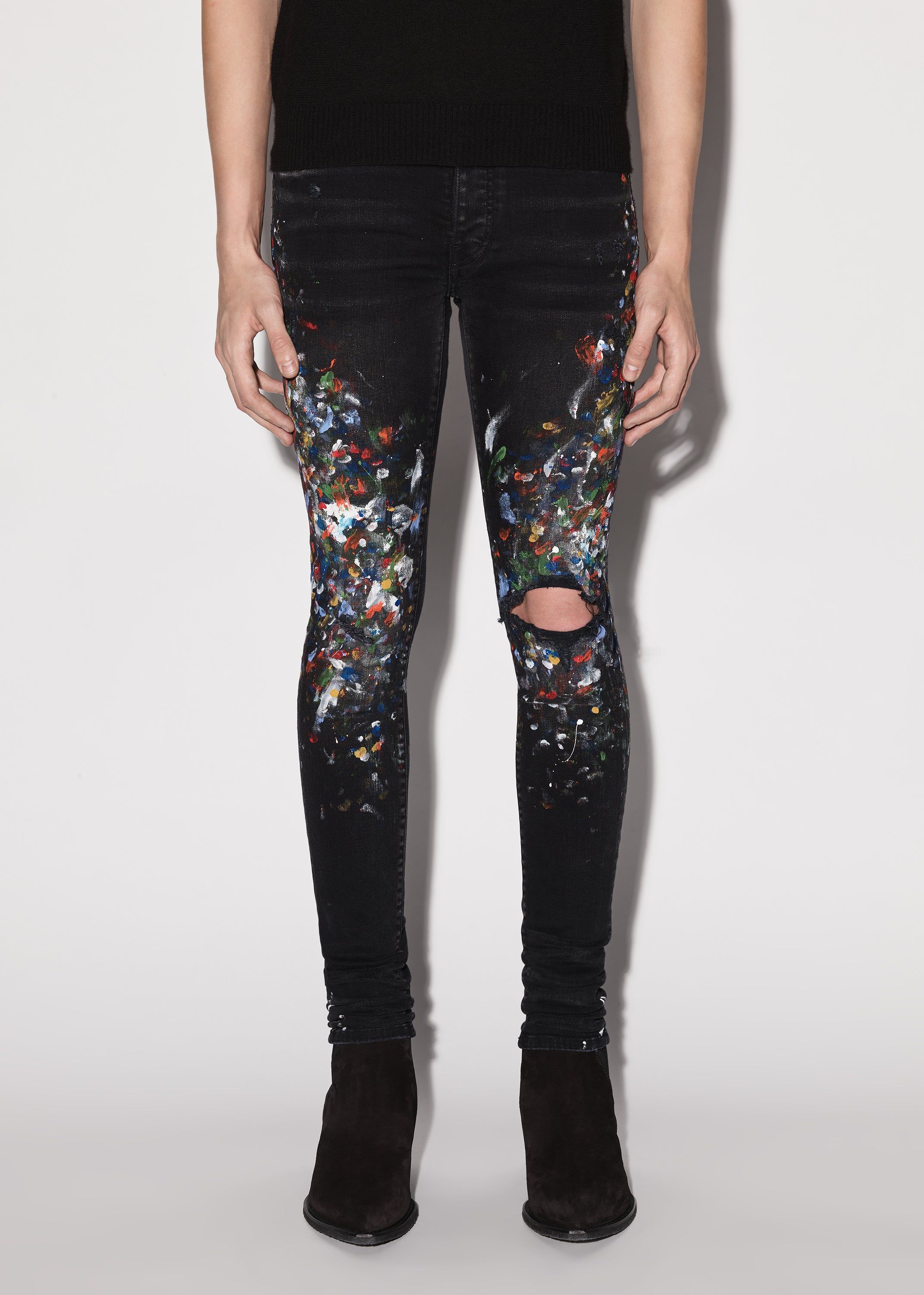 SKINNY PAINTER JEAN - AGED BLACK sold by AMIRI product image thumbnail 2