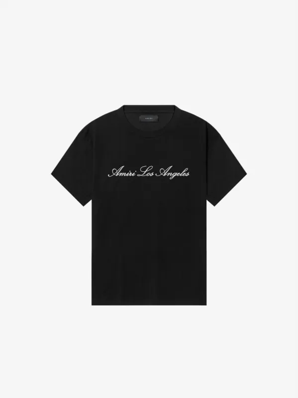 Amiri Los Angeles Tee - Black made by AMIRI