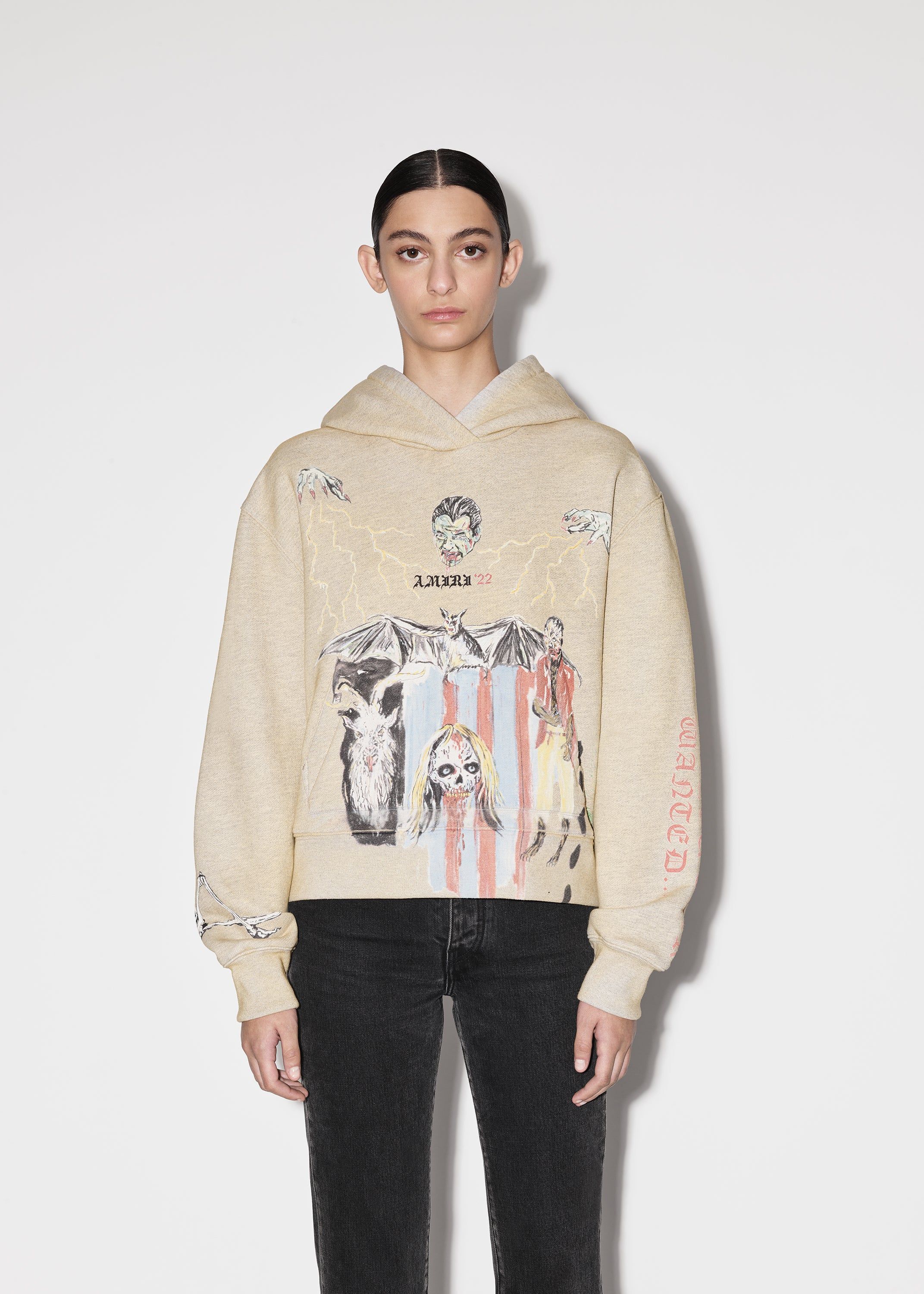 WOMEN - BLOOD 38' HOODIE sold by AMIRI product image thumbnail 3