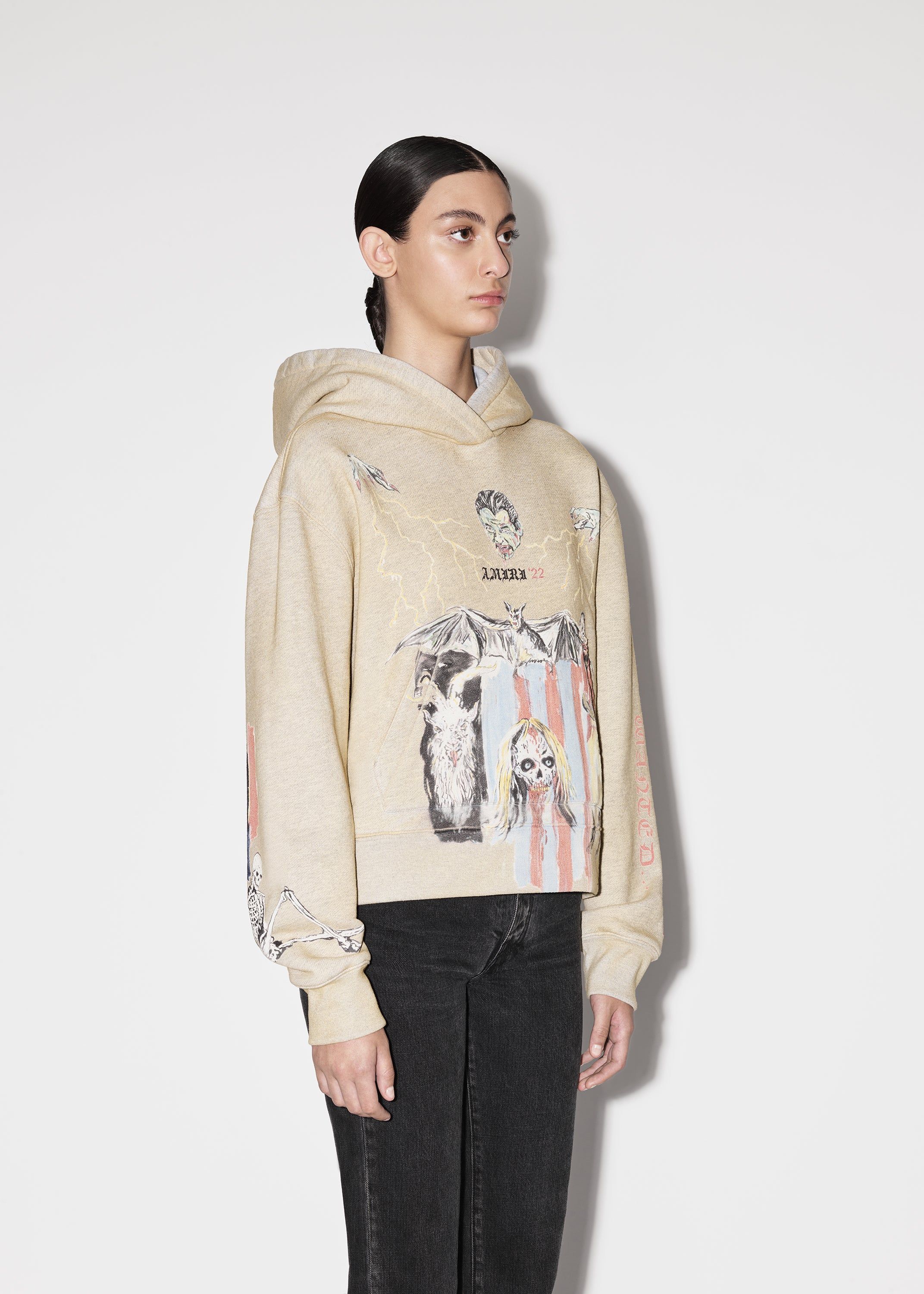 WOMEN - BLOOD 38' HOODIE sold by AMIRI product image thumbnail 4