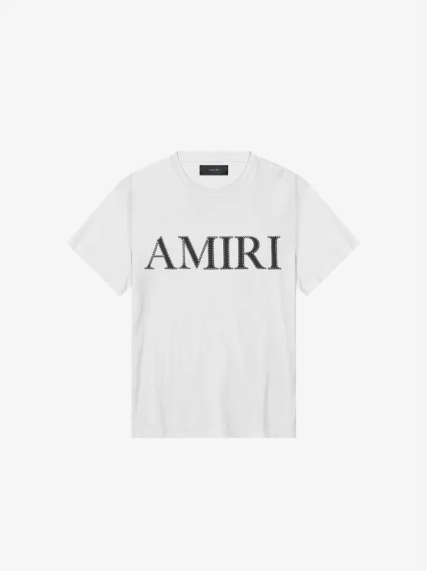 Stitch AMIRI Tee - White sold by AMIRI