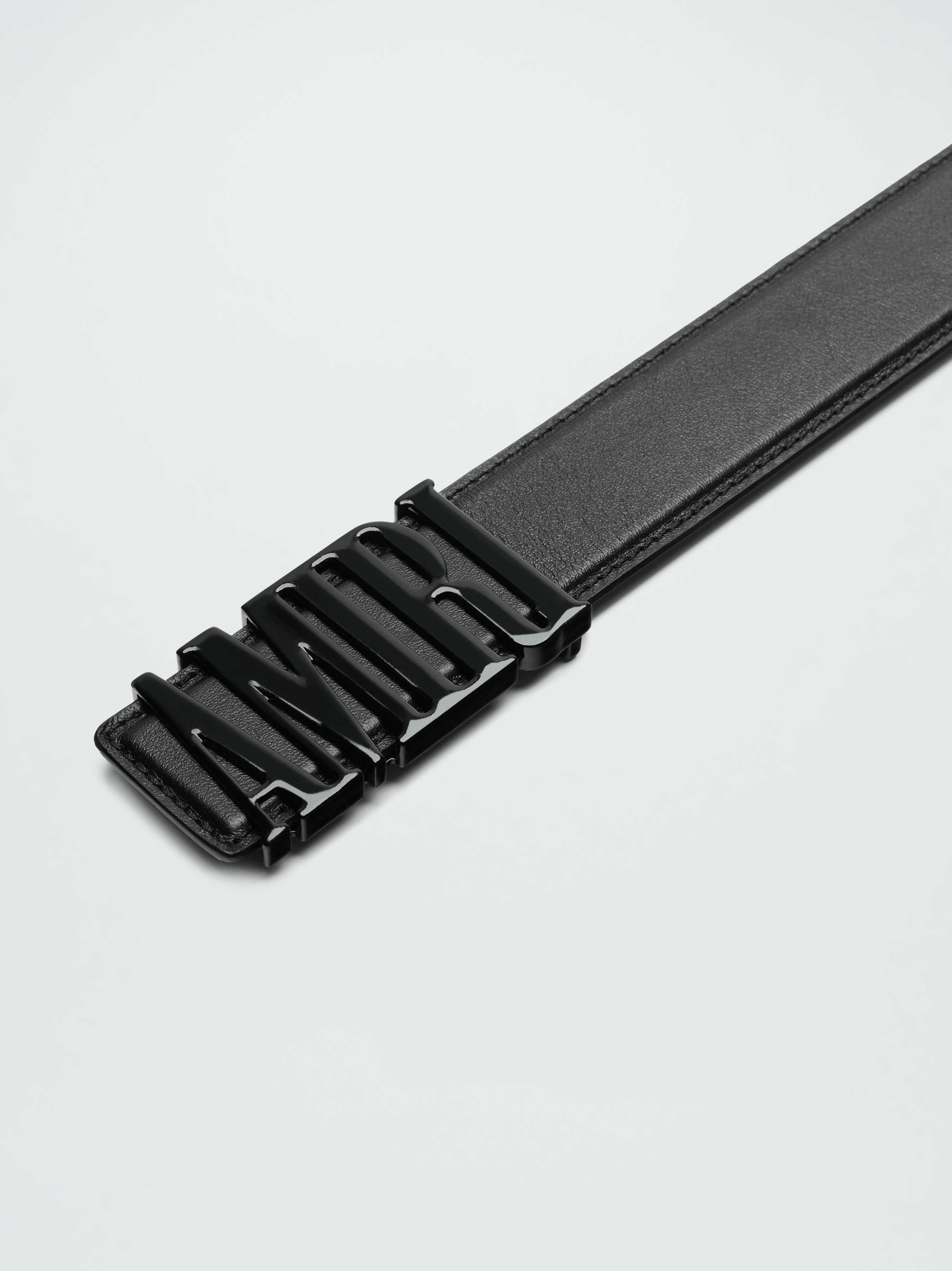 小物 AMIRI NAPPA AMIRI 4CM BELT Amiri Nappa 4cm Belt in Black | FWRD