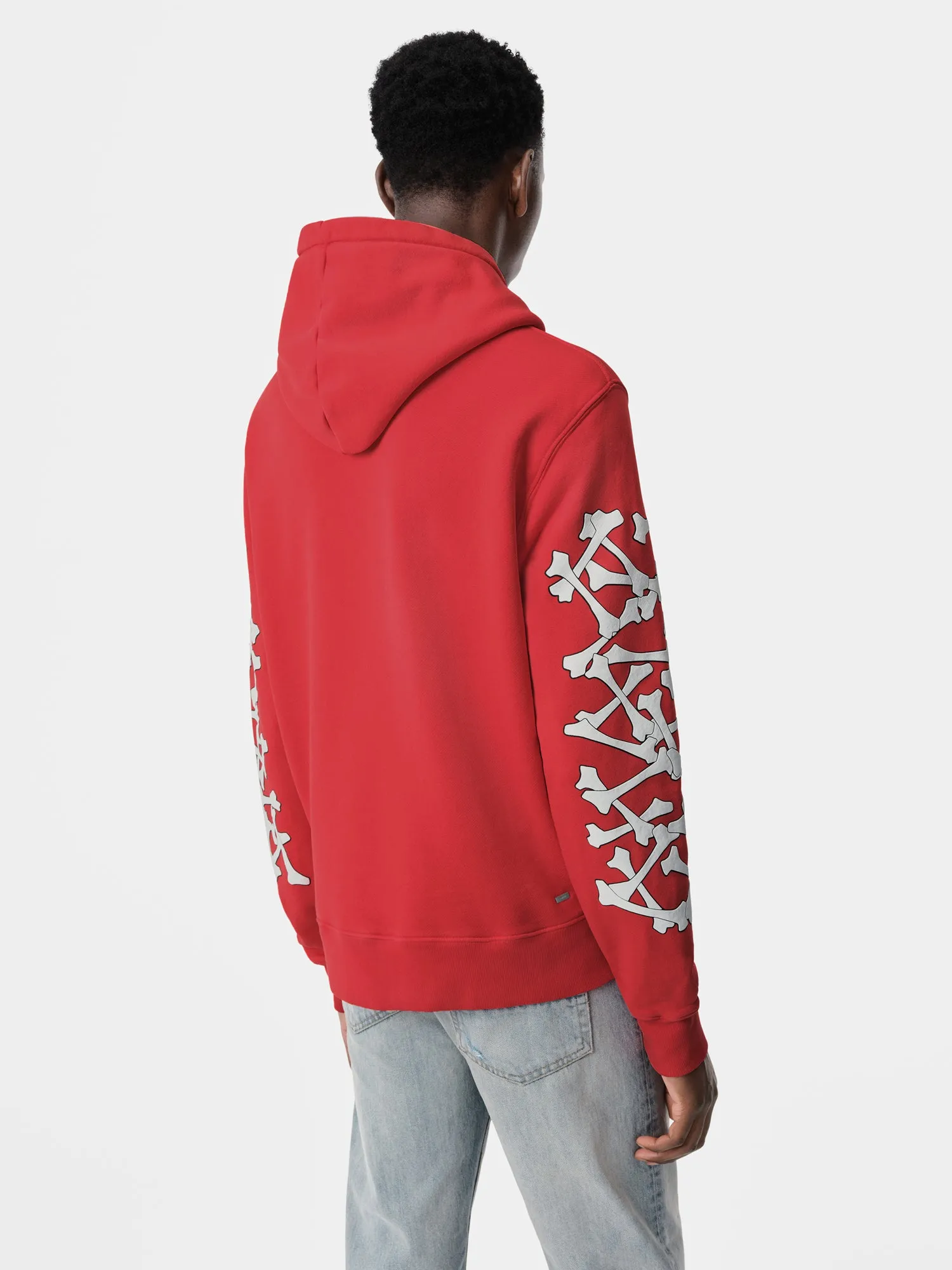 BONES STACKED HOODIE - Red sold by AMIRI product image thumbnail 3