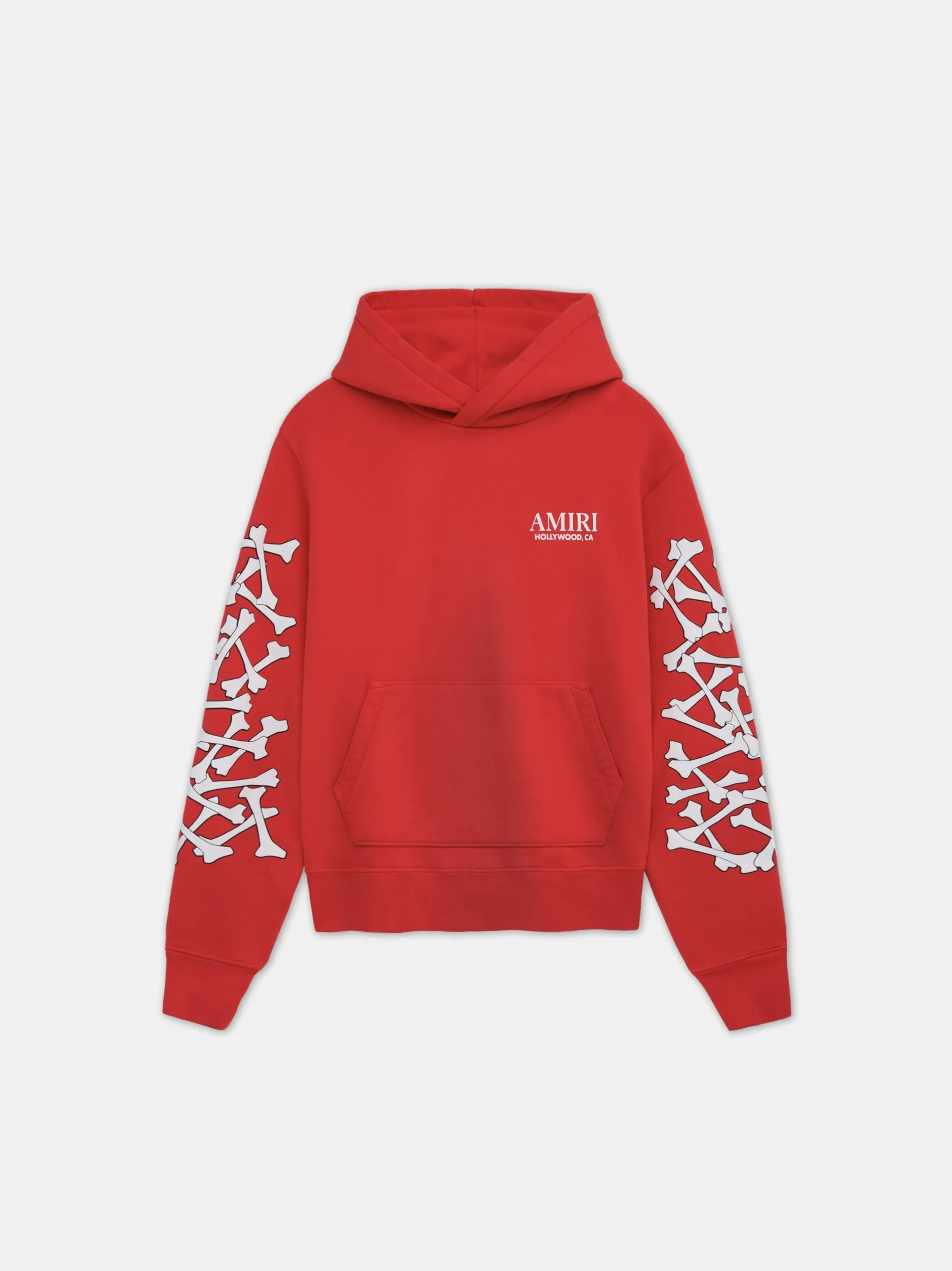 BONES STACKED HOODIE - Red sold by AMIRI product image thumbnail 5