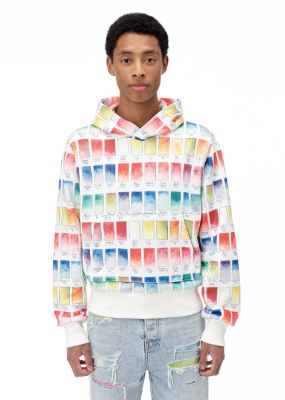 Watercolor Swatches Hoodie - Multi-Color made by AMIRI