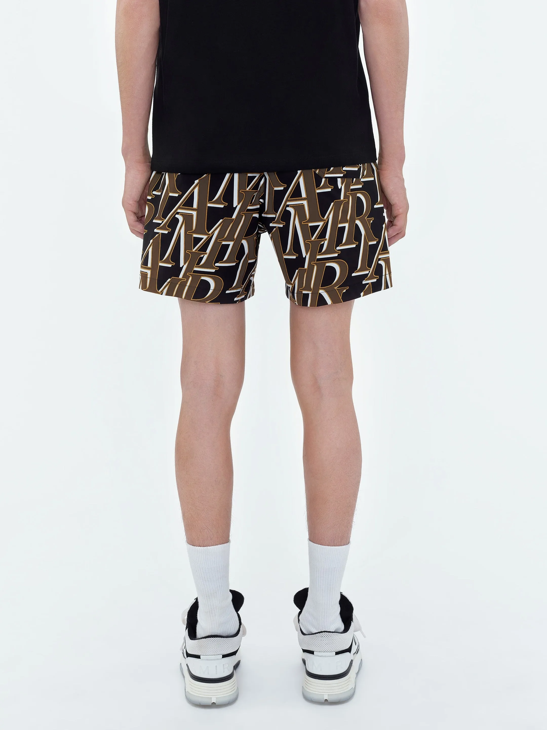 AMIRI STACKED PRINT SWIM TRUNKS - Black sold by AMIRI product image thumbnail 5