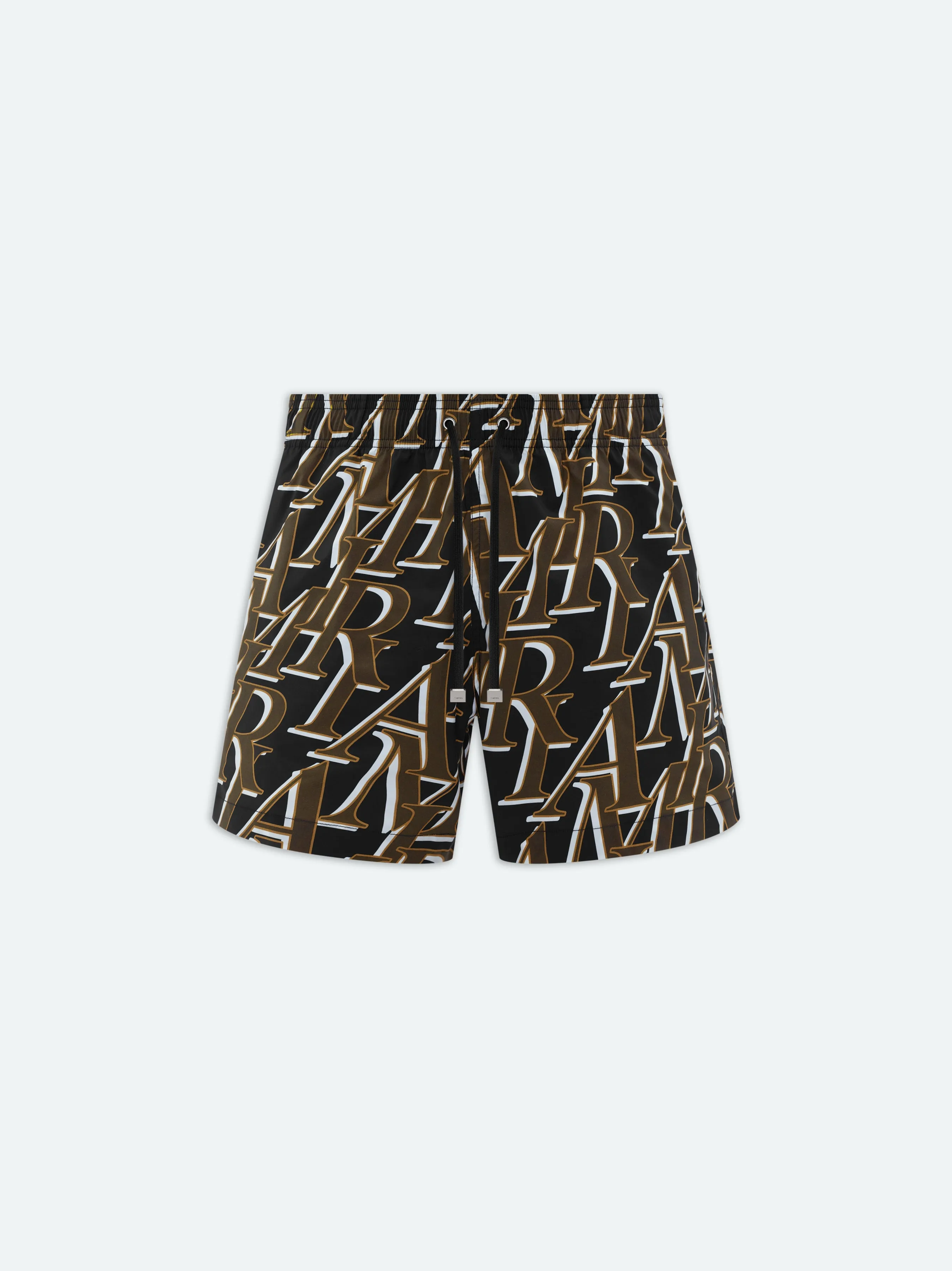 AMIRI STACKED PRINT SWIM TRUNKS - Black sold by AMIRI