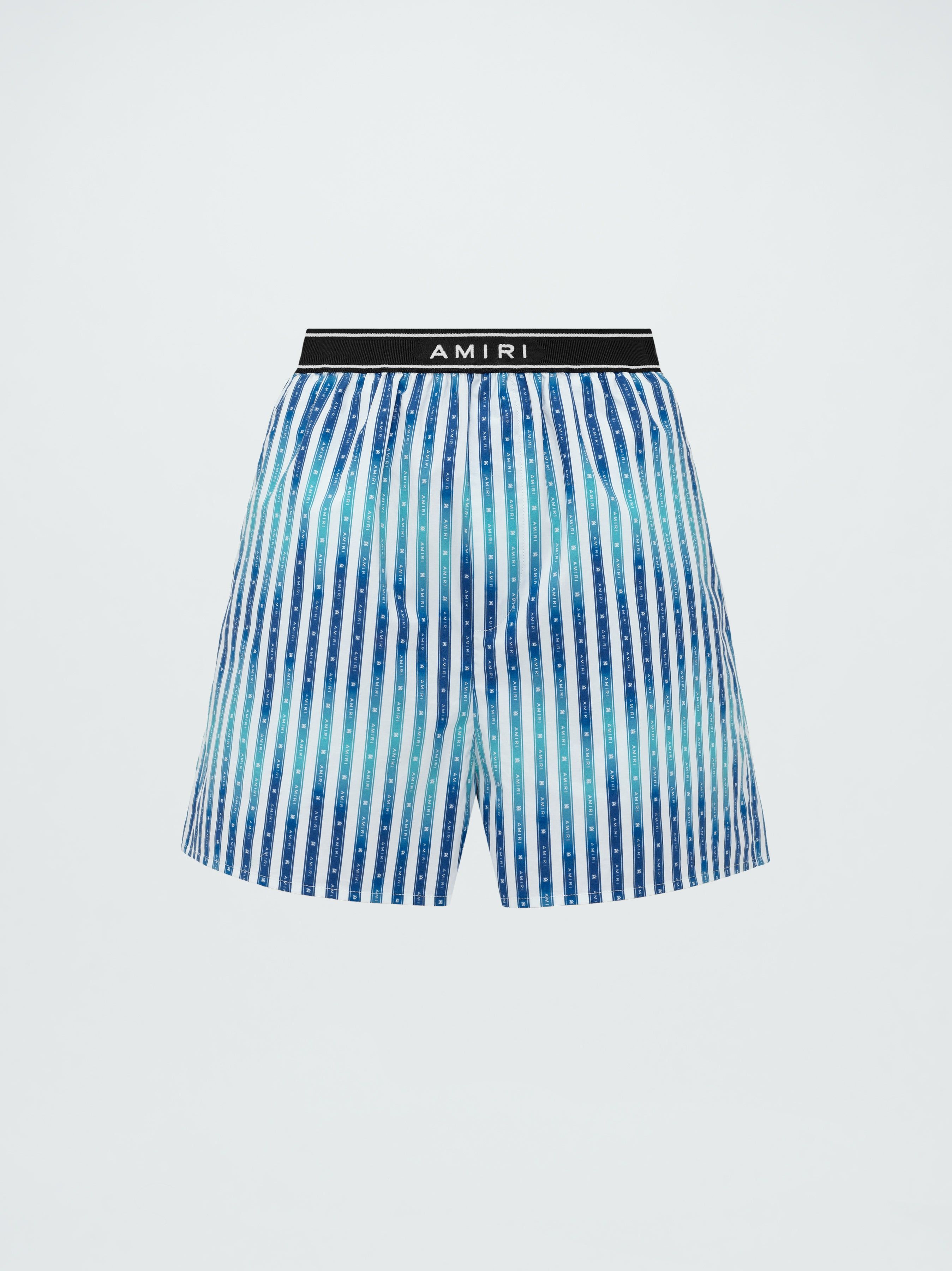 WOMEN - AMIRI TAPE BOXER SHORTS - BLUE sold by AMIRI
