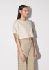 WOMEN - CROPPED TEE - LIGHT KHAKI sold by AMIRI