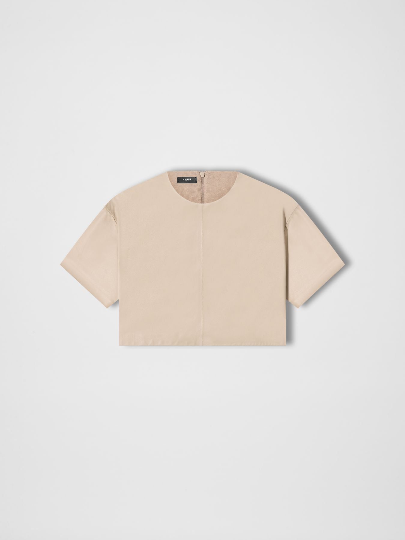 WOMEN - CROPPED TEE - LIGHT KHAKI sold by AMIRI