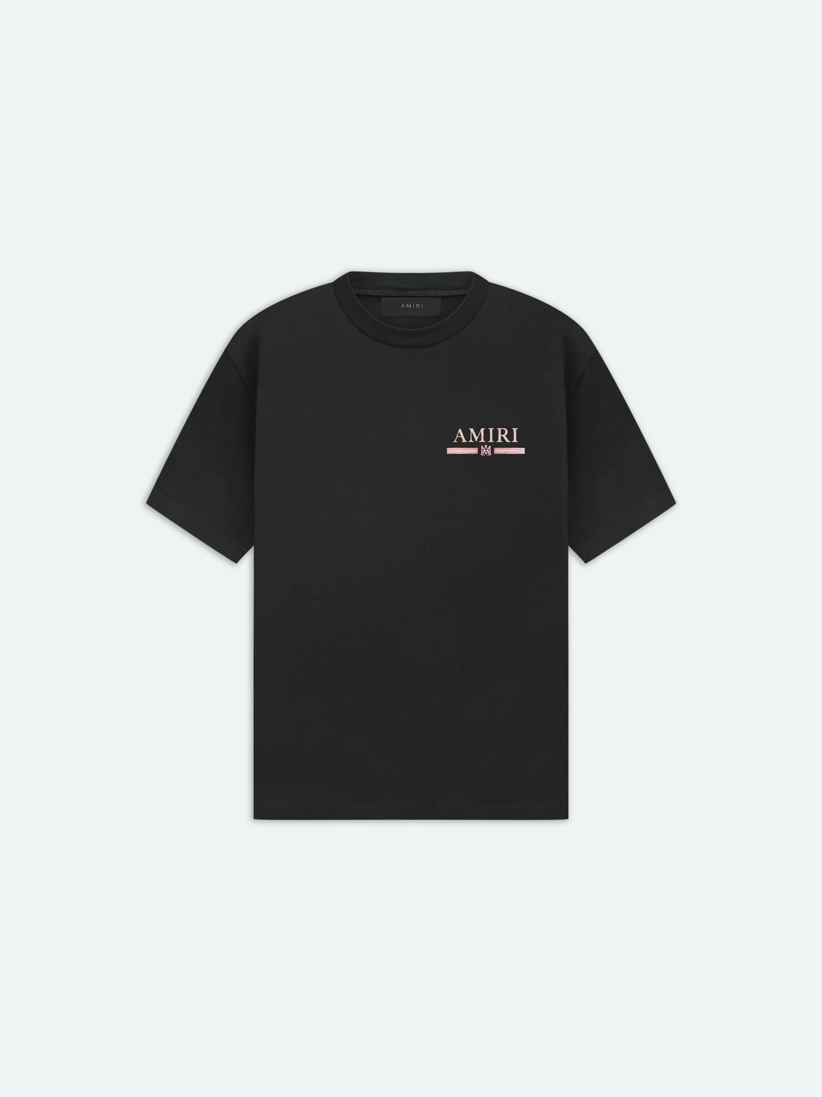 MA WATERCOLOR BAR TEE - Black sold by AMIRI