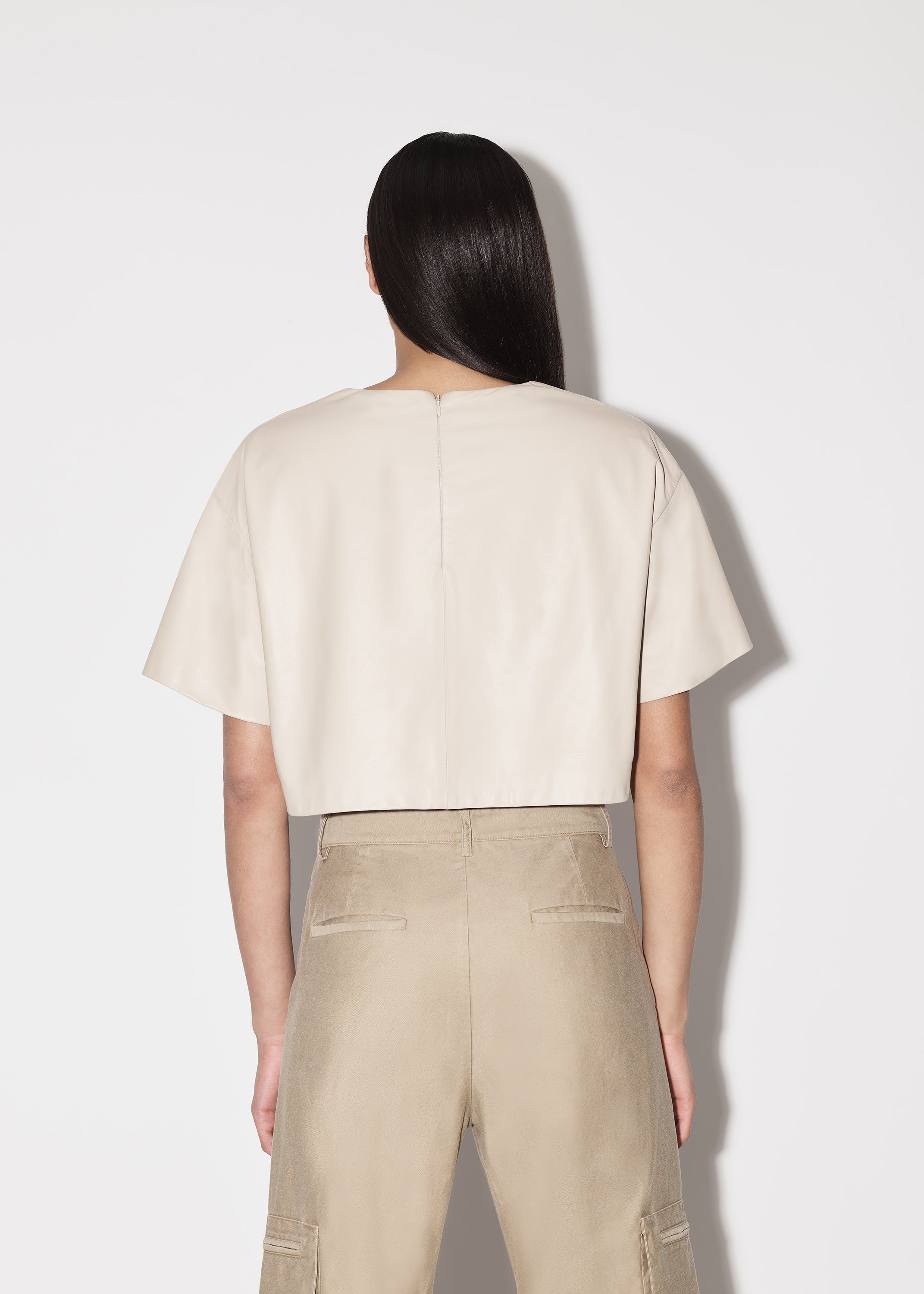 WOMEN - CROPPED TEE - LIGHT KHAKI sold by AMIRI product image thumbnail 5