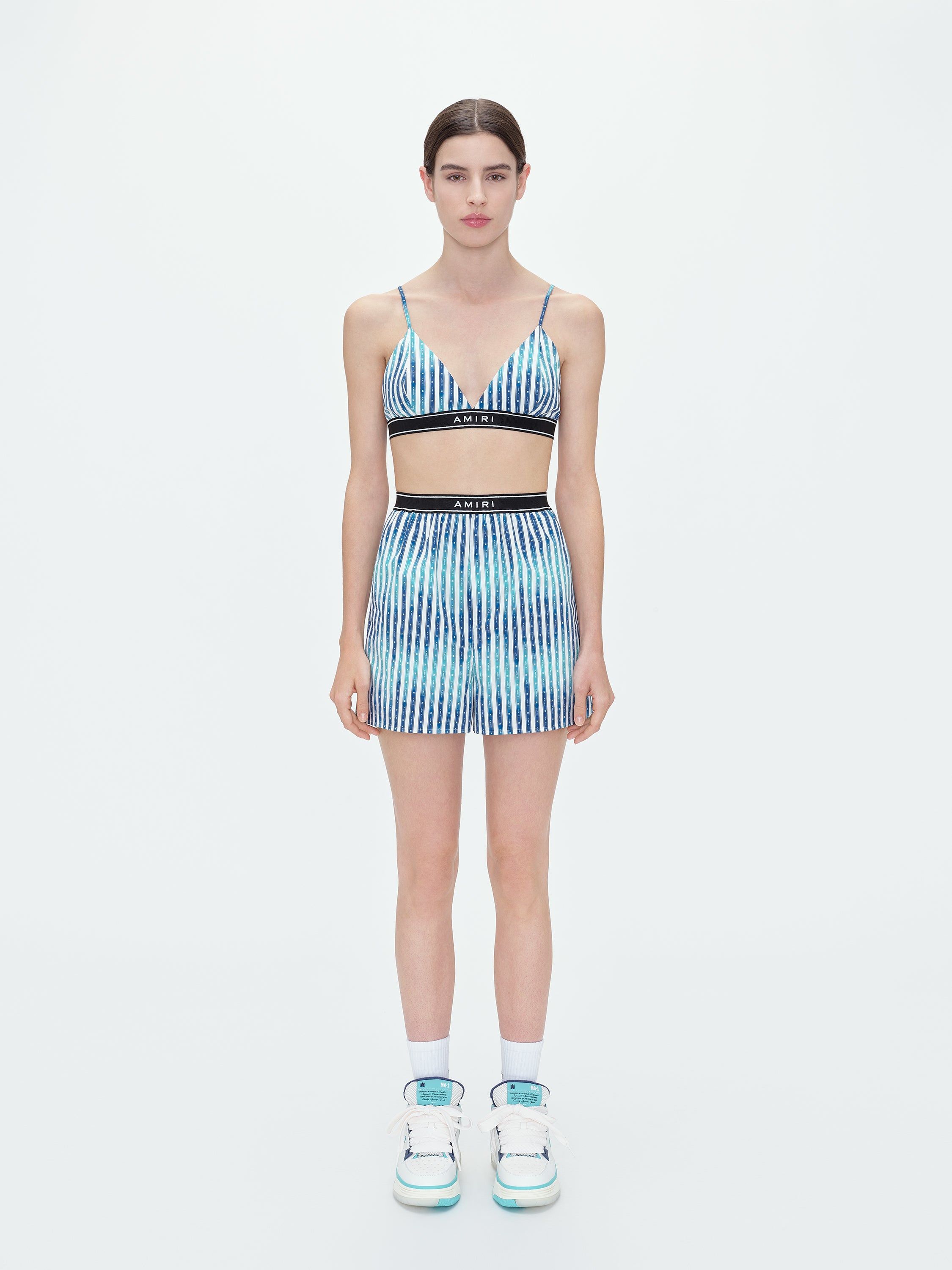 WOMEN - AMIRI TAPE BOXER SHORTS - BLUE sold by AMIRI product image thumbnail 2