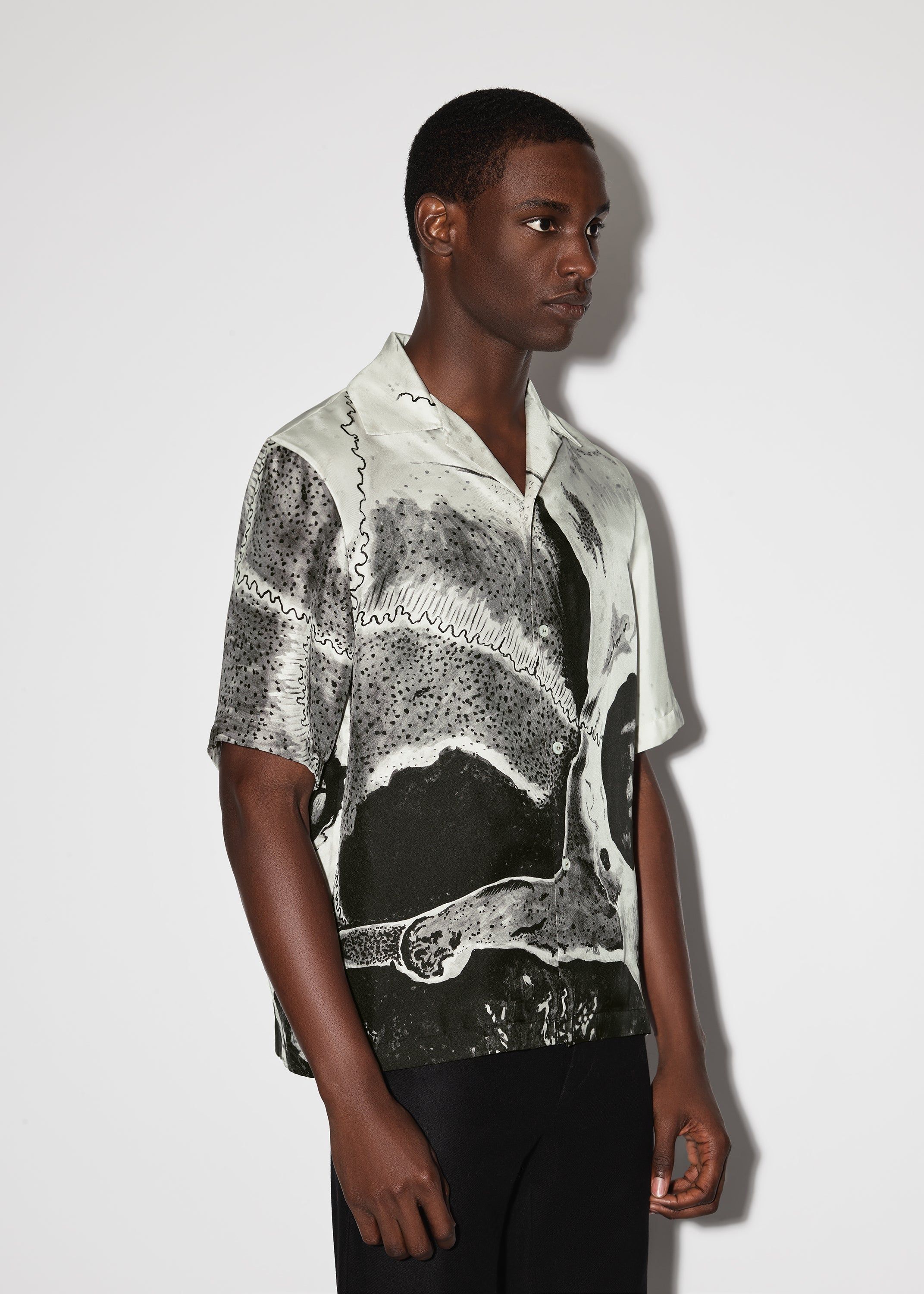 WES LANG DREAM BOWLING SHIRT - BLACK sold by AMIRI product image thumbnail 3