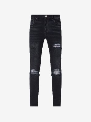 MX1 IRIDESCENT JEAN - AGED BLACK sold by AMIRI