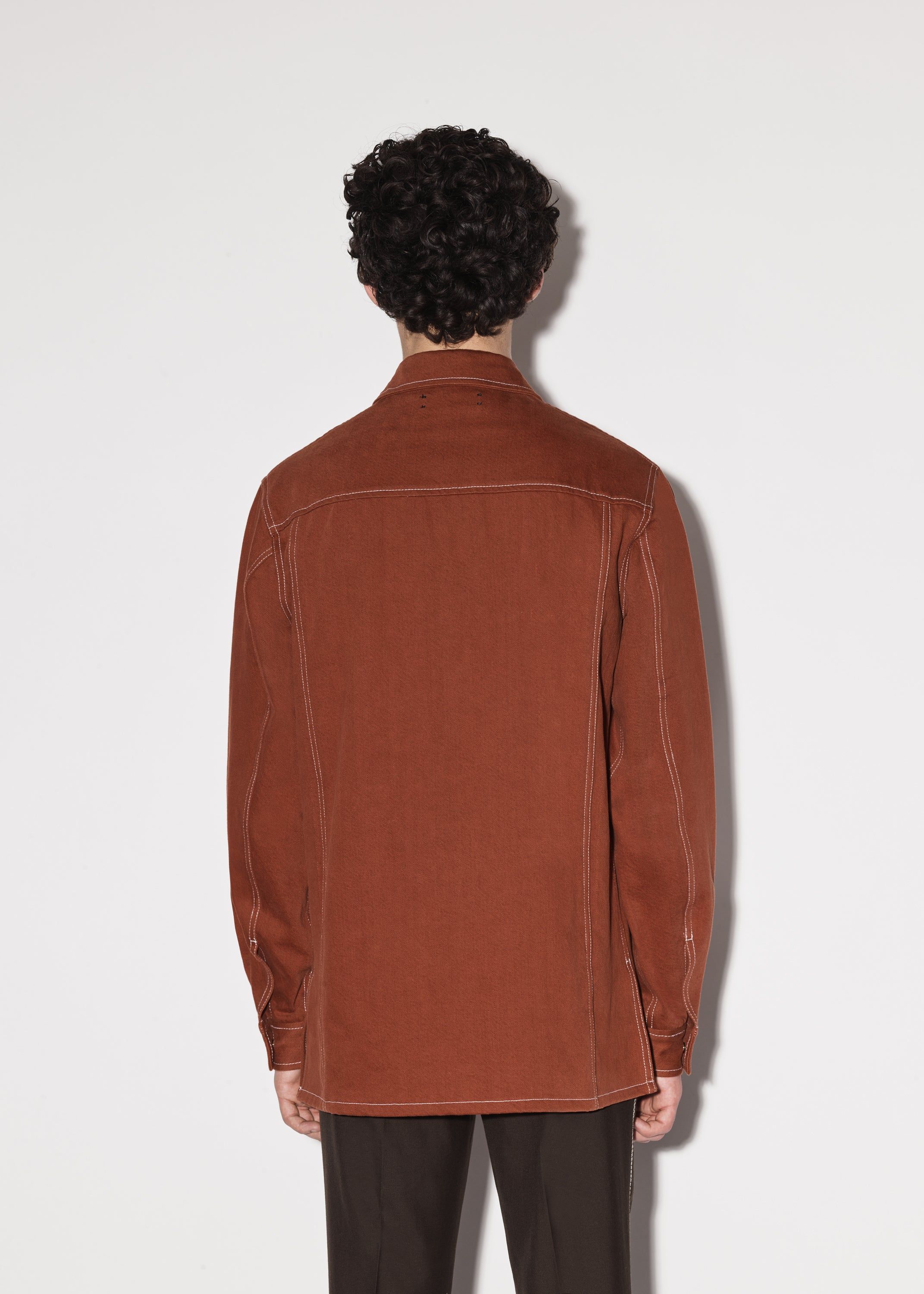 HIBISCUS ZIP SHIRT - CLAY sold by AMIRI product image thumbnail 4
