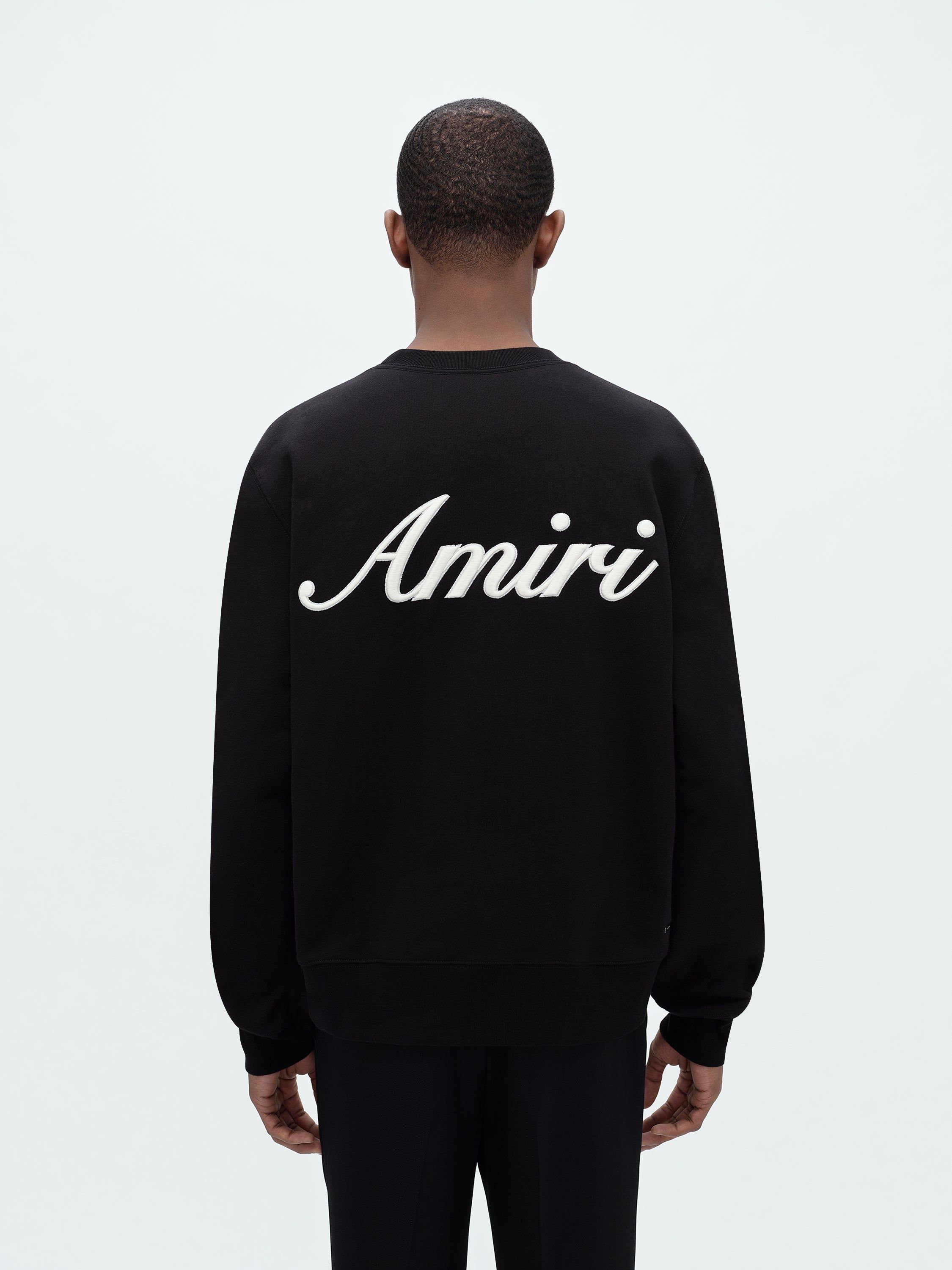 SCRIPT LOGO CREW - BLACK sold by AMIRI product image thumbnail 4