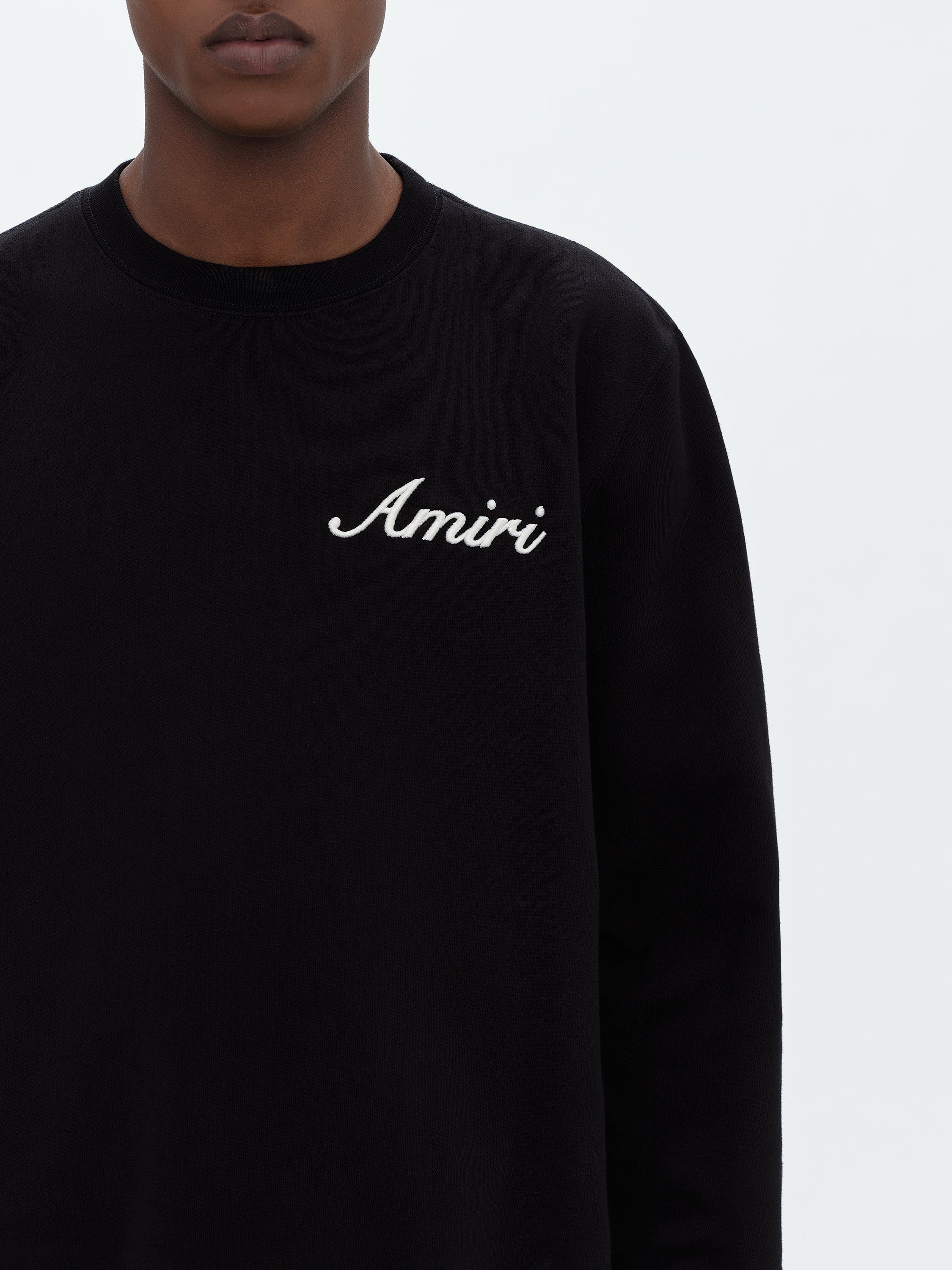 SCRIPT LOGO CREW - BLACK sold by AMIRI product image thumbnail 5