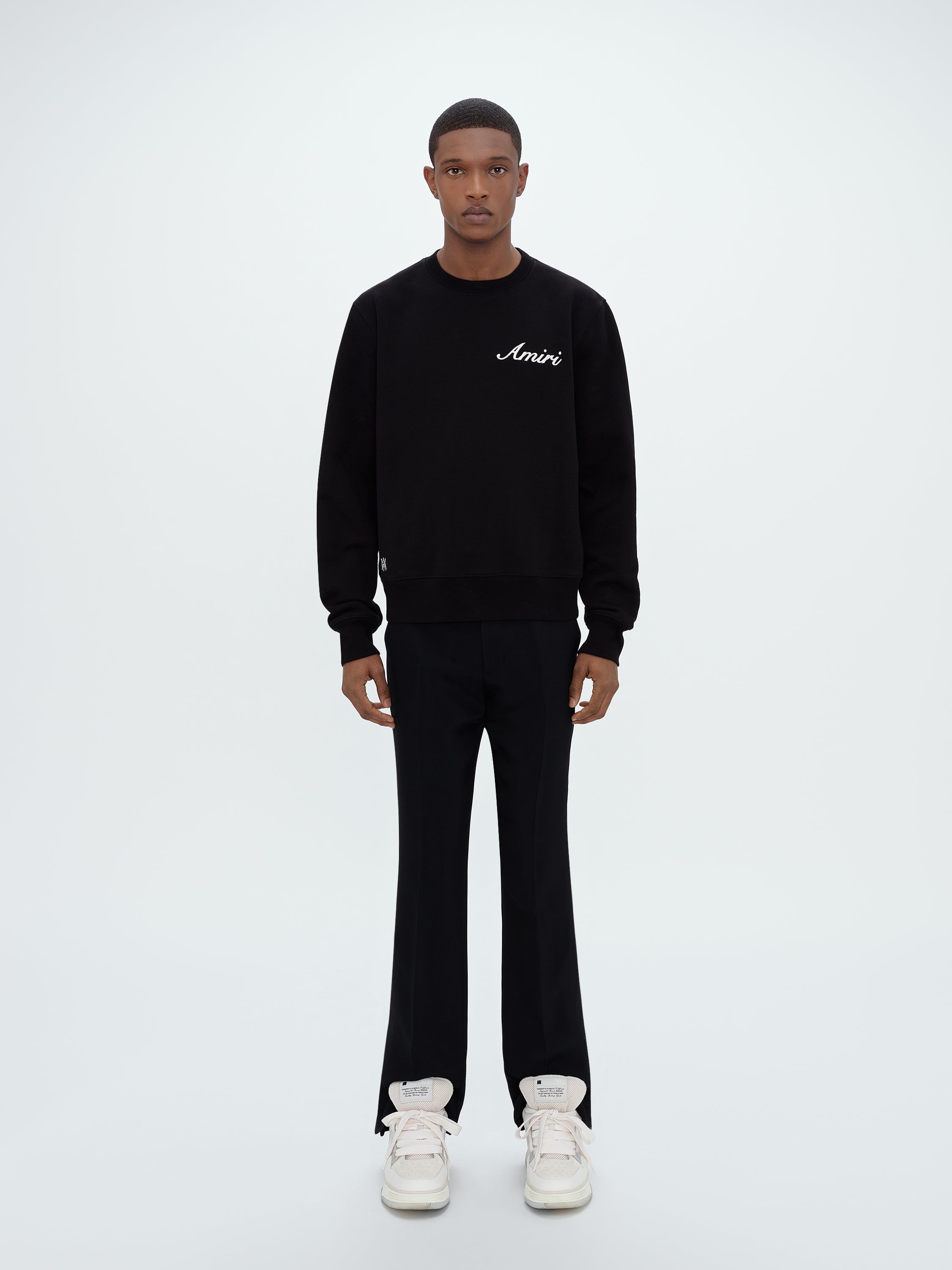 SCRIPT LOGO CREW - BLACK sold by AMIRI product image thumbnail 2