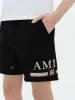 MA WATERCOLOR BAR SWEATSHORT - Black sold by AMIRI